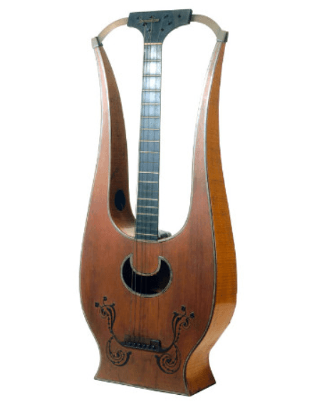Lira-guitarra com 200 anos, Museu Nacional da Música (foto: MNM)