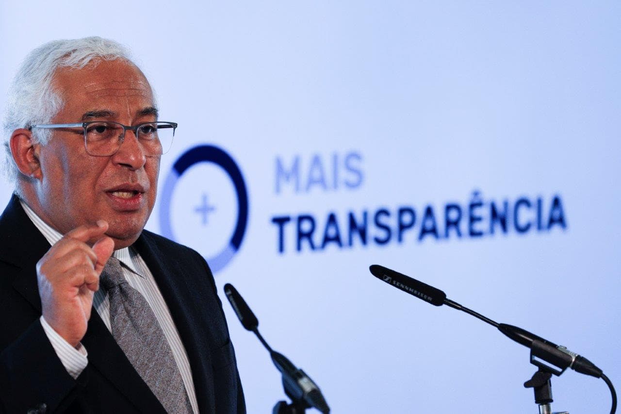 Primeiro-Ministro António Costa na apresentação do portal Mais Transparência, Lisboa, 28 abril 2021 (foto: António Cotrim/Lusa)
