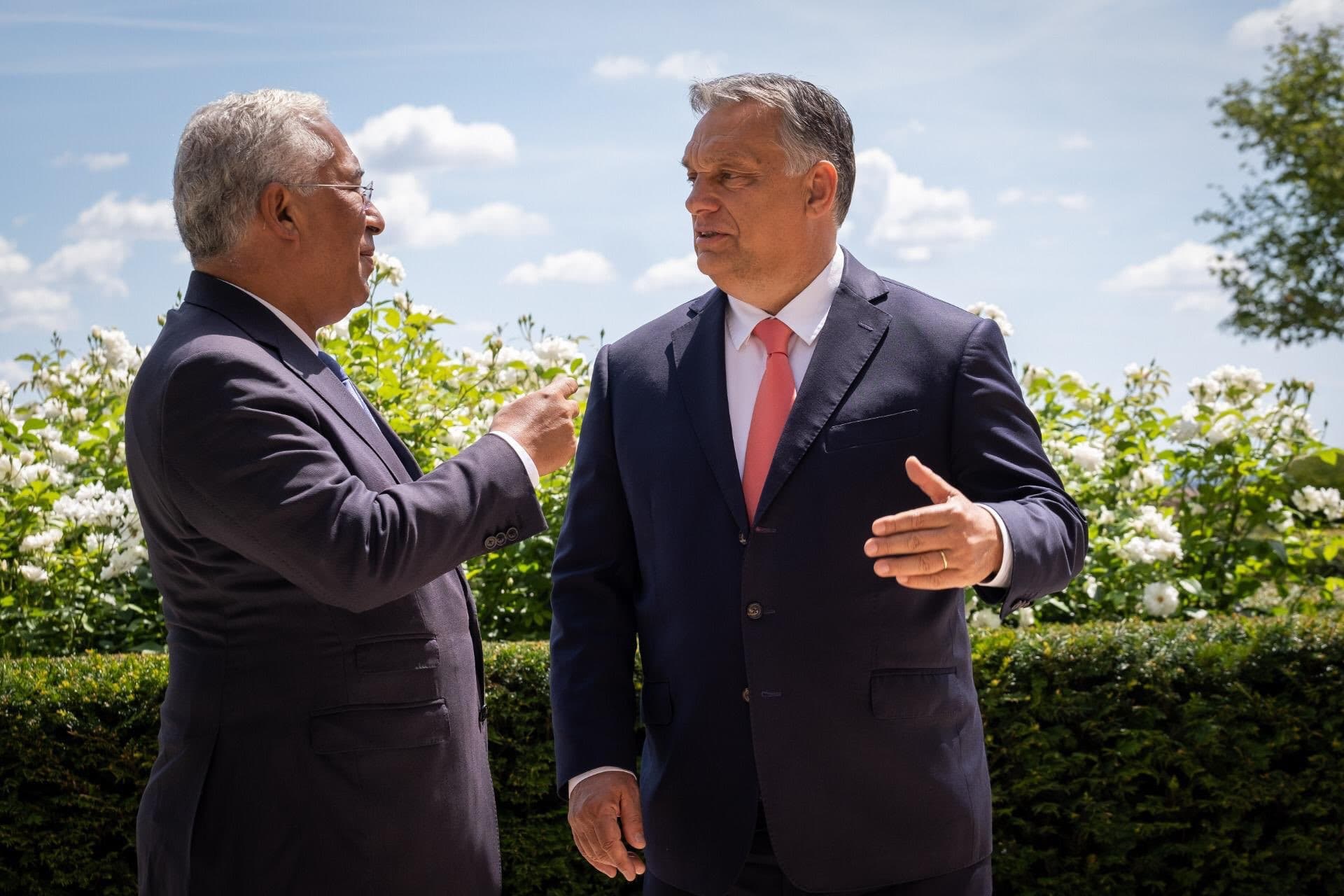 Primeiro-Ministro António Costa com o Primeiro-Ministro da Hungria, Vikto Orban, Budapeste, 14 junho 2020