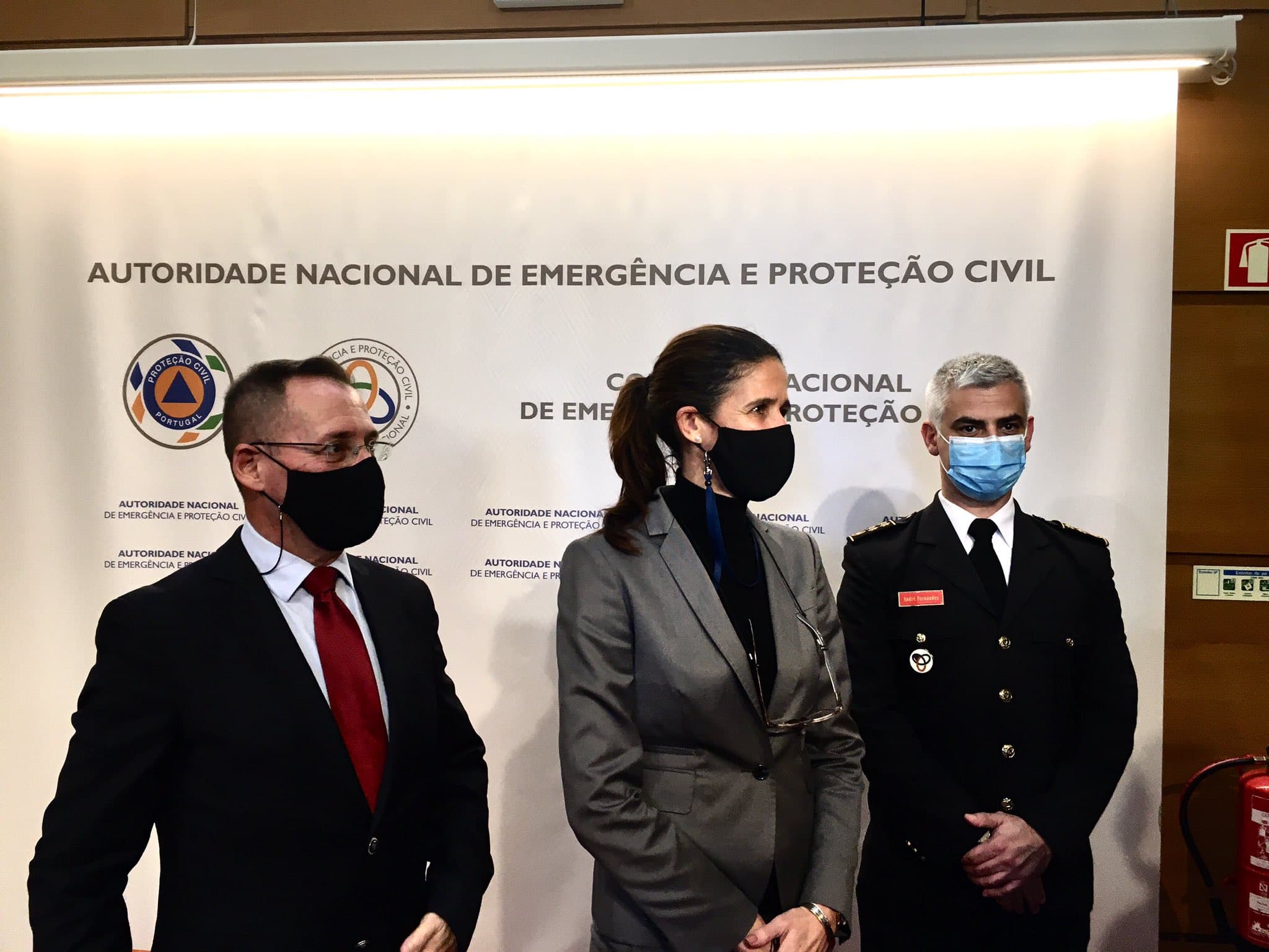 Secretária de Estado da Administração Interna, Patrícia Gaspar, na posse dos Adjuntos de Operações e dos Comandantes Operacionais Distritais da ANEPC, Carnaxide, 21 dezembro 2020