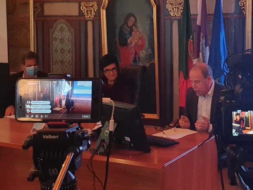 Ministra da Agricultura, Maria do Céu Antunes, no lançamento da primeira Feira Digital do setor da Agricultura, Coimbra, 15 abril 2020