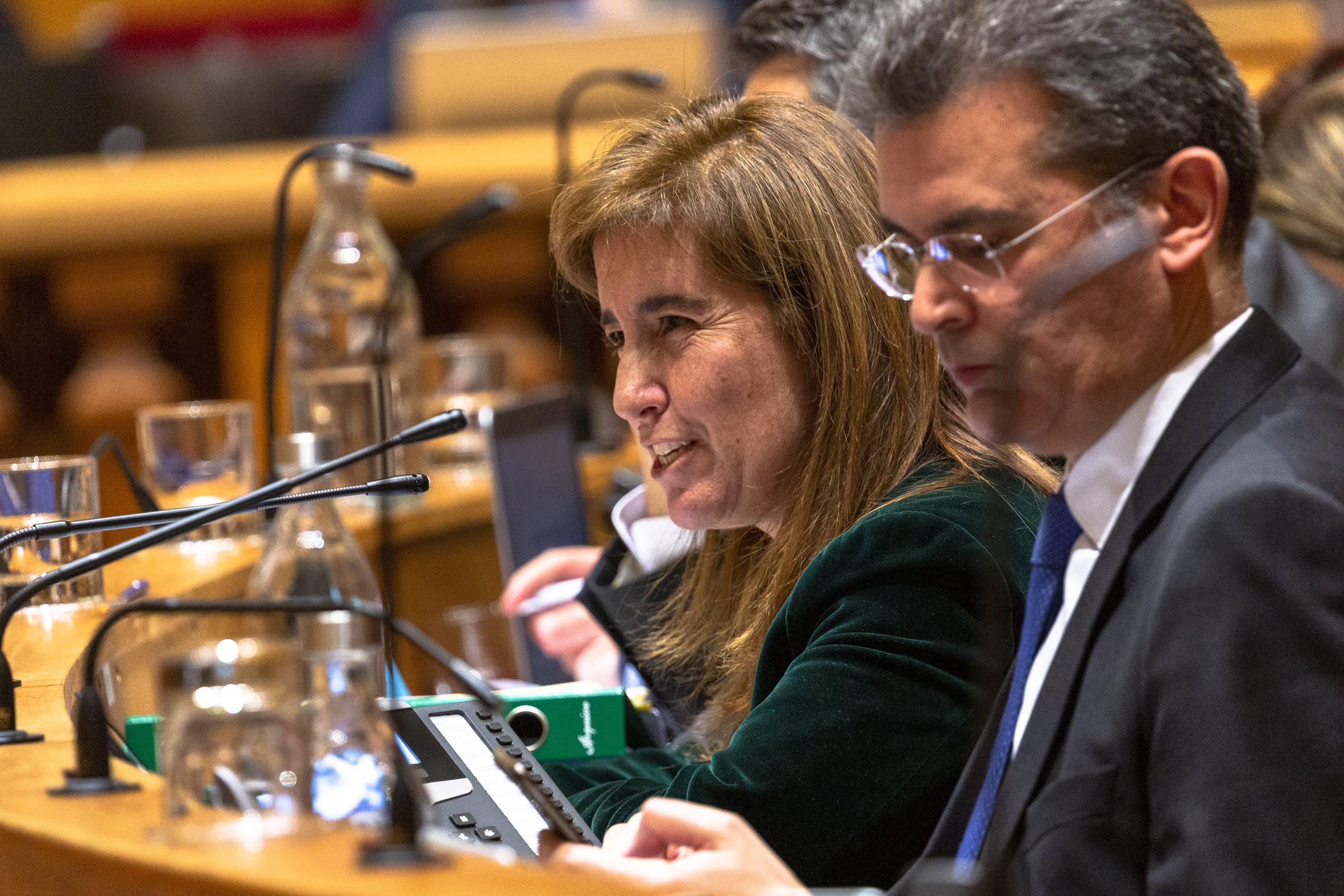 Ministra do Trabalho, Solidariedade e Segurança Social, Ana Mendes Godinho, durante o debate do Orçamento do Estado na especialidade, Lisboa, 22 janeiro 2020 (Foto: João Bica)