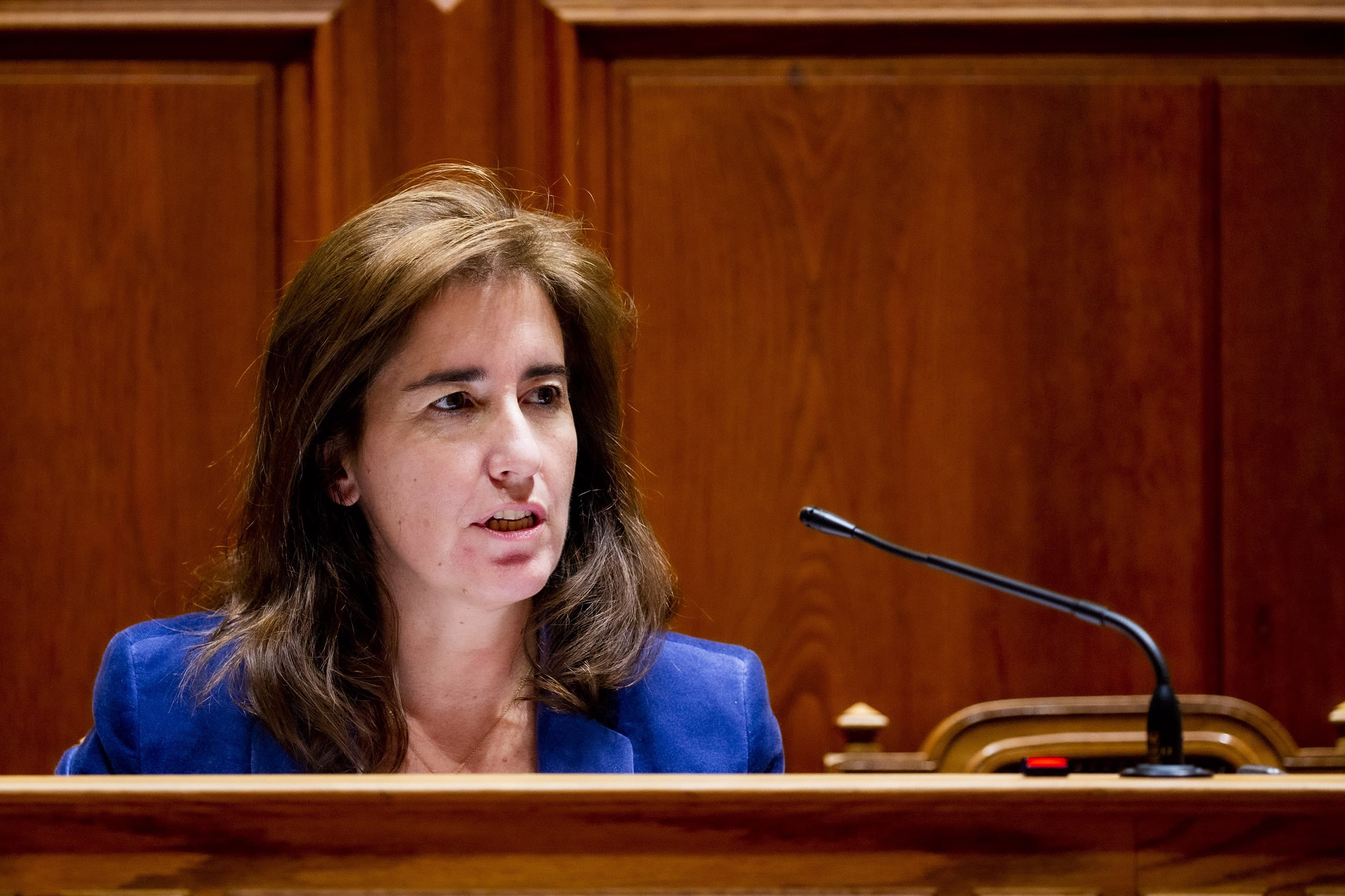 Ministra do Trabalho, Solidariedade e Segurança Social, Ana Mendes Godinho, na audição conjunta das comissões de Orçamento e Finanças e de Trabalho e Segurança Social, Lisboa, 10 novembro 2020 (Foto: João Bica)