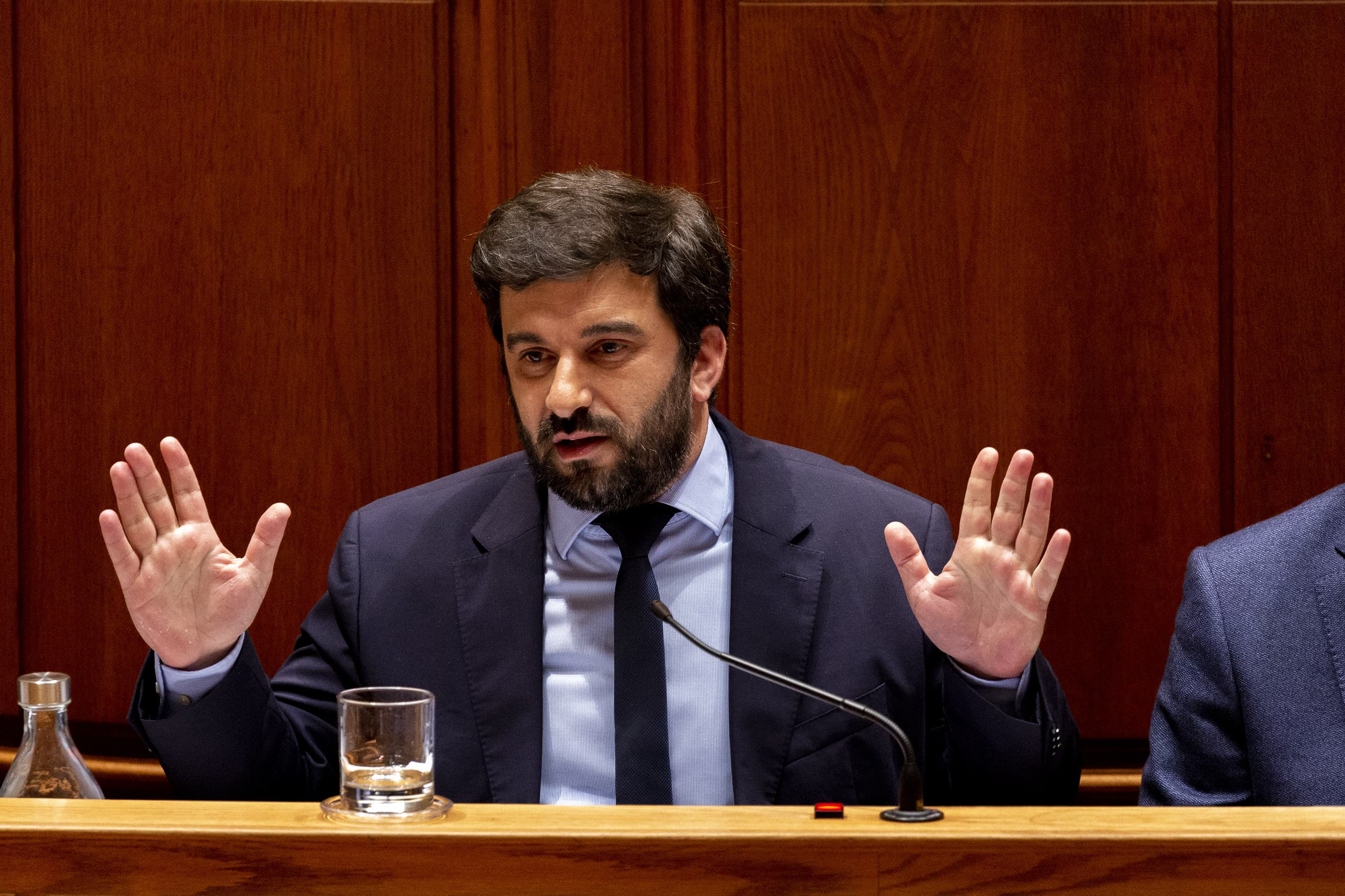 Ministro da Educação, Tiago Brandão Rodrigues, no debate na especialidade do Orçamento do Estado para 2020, Lisboa, 17 janeiro 2020 (Foto: João Bica)