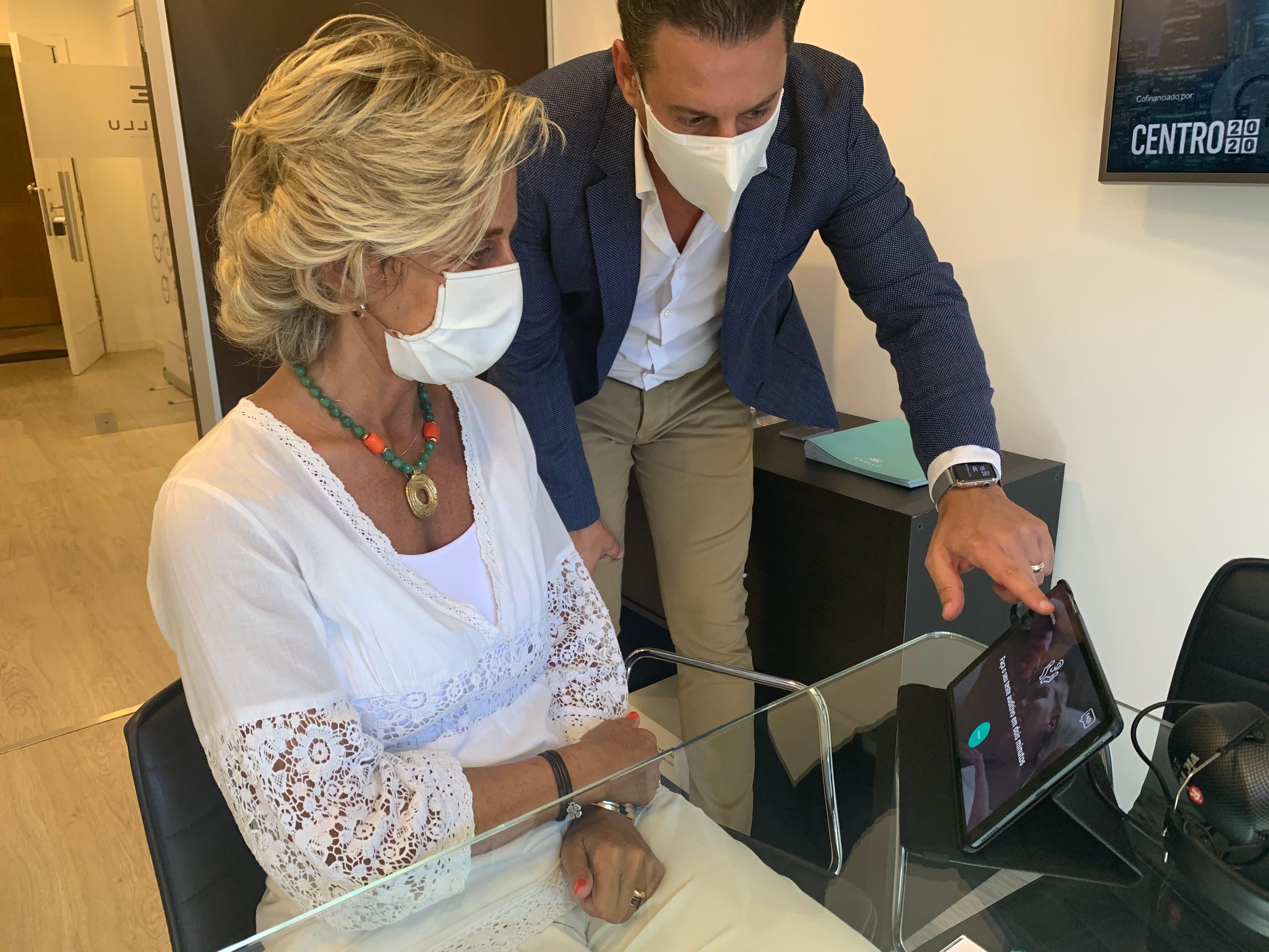 Ministra da Coesão Territorial, Ana Abrunhosa, visita start up Sensing Evolution, Leiria, 8 setembro 2020