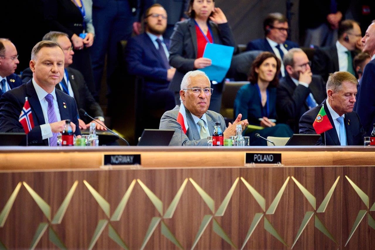 Primeiro-Ministro António Costa no Conselho do Atlântico Norte, Bruxelas, 24 março 2022 (foto: NATO)
