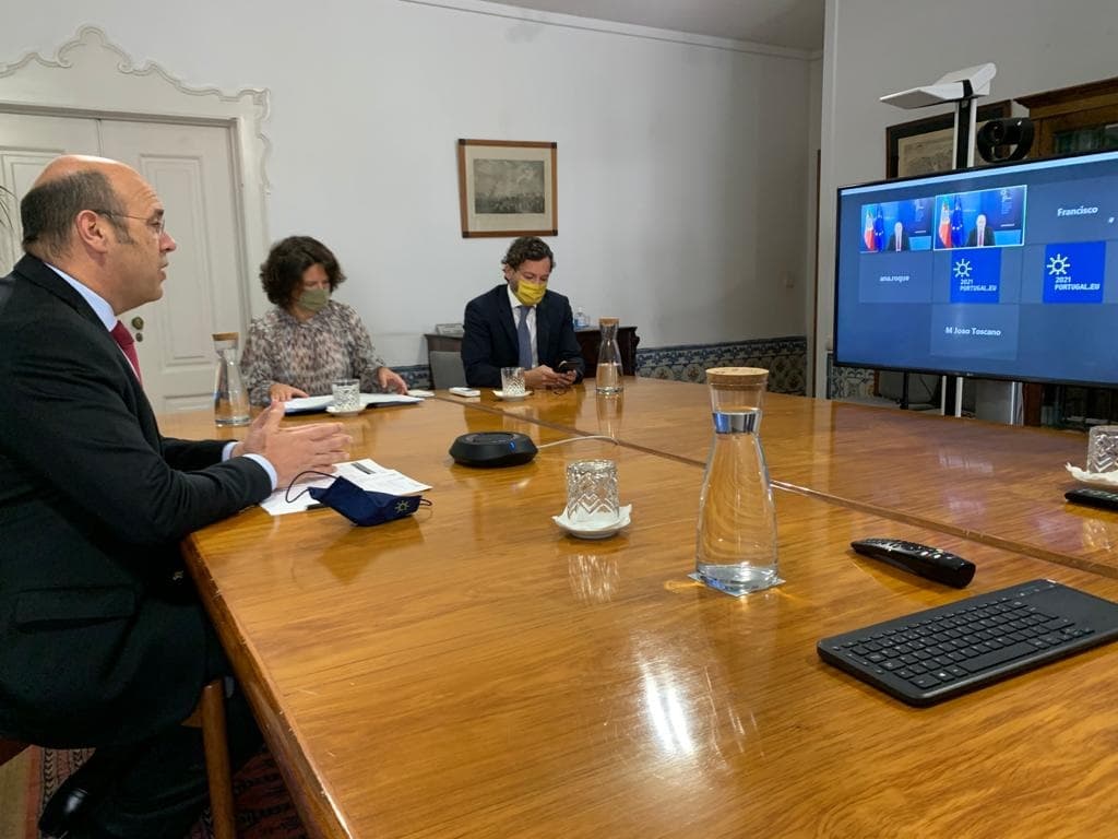 Ministro de Estado, da Economia e da Transição Digital, Pedro Siza Vieira, no Fórum de Alto Nível sobre Sustentabilidade e Turismo, 14 maio 2021