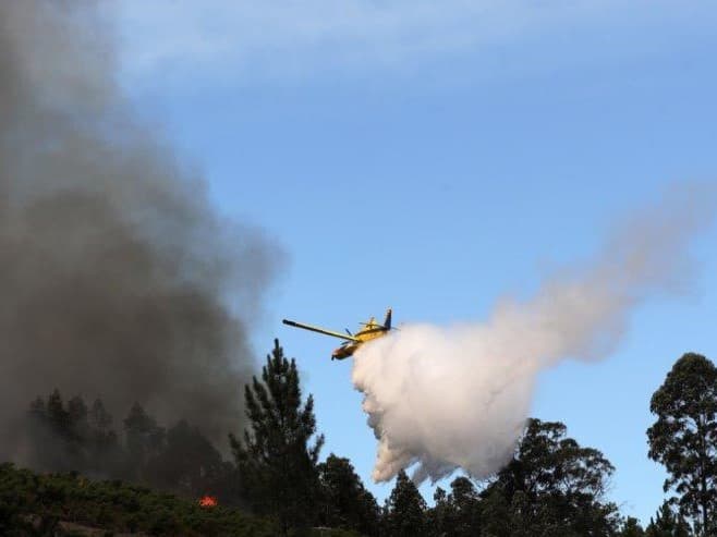 Combate a incêndios florestais, Valongo, 17 julho 2020 (foto: Estela Silva/Lusa)