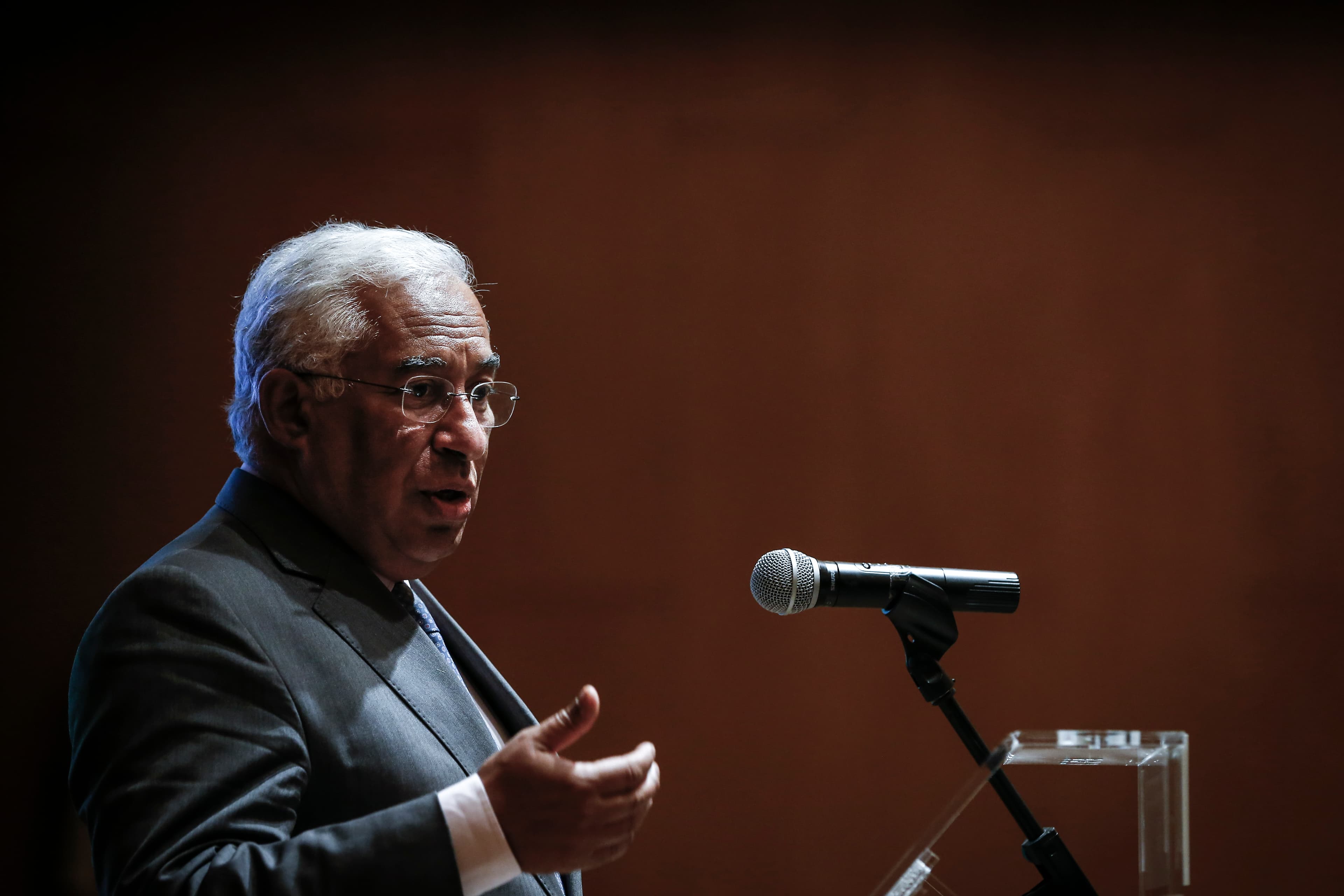 Primeiro-Ministro António Costa na apresentação do Programa Nacional de Investimentos 2030, Lisboa, 22 outubro 2020 (Foto: Rodrigo Antunes/Lusa)