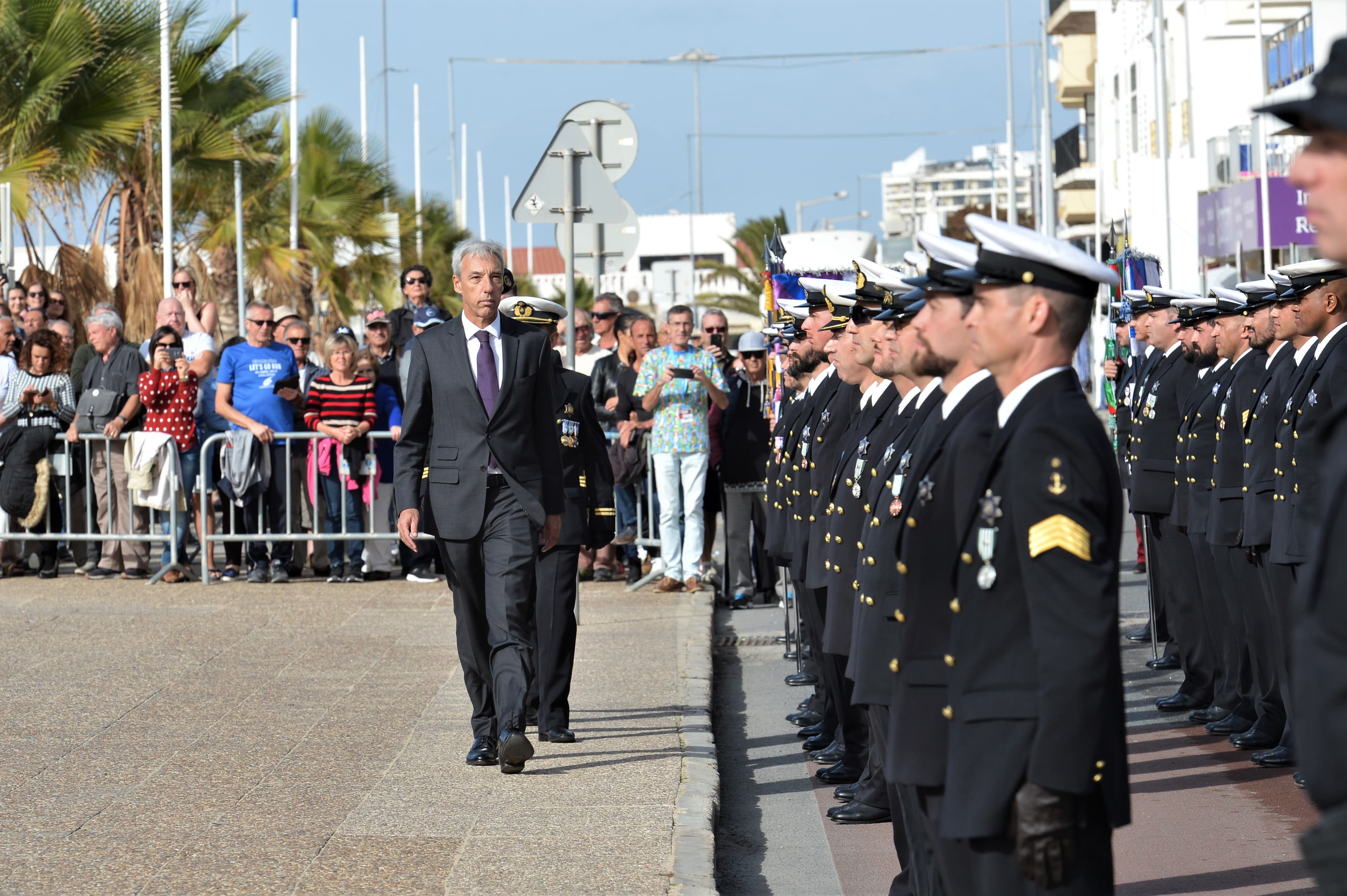 Ministro da Defesa Nacional, João Gomes Cravinho, no centenário da Polícia Marítima, Loulé, 10 novembro 2019