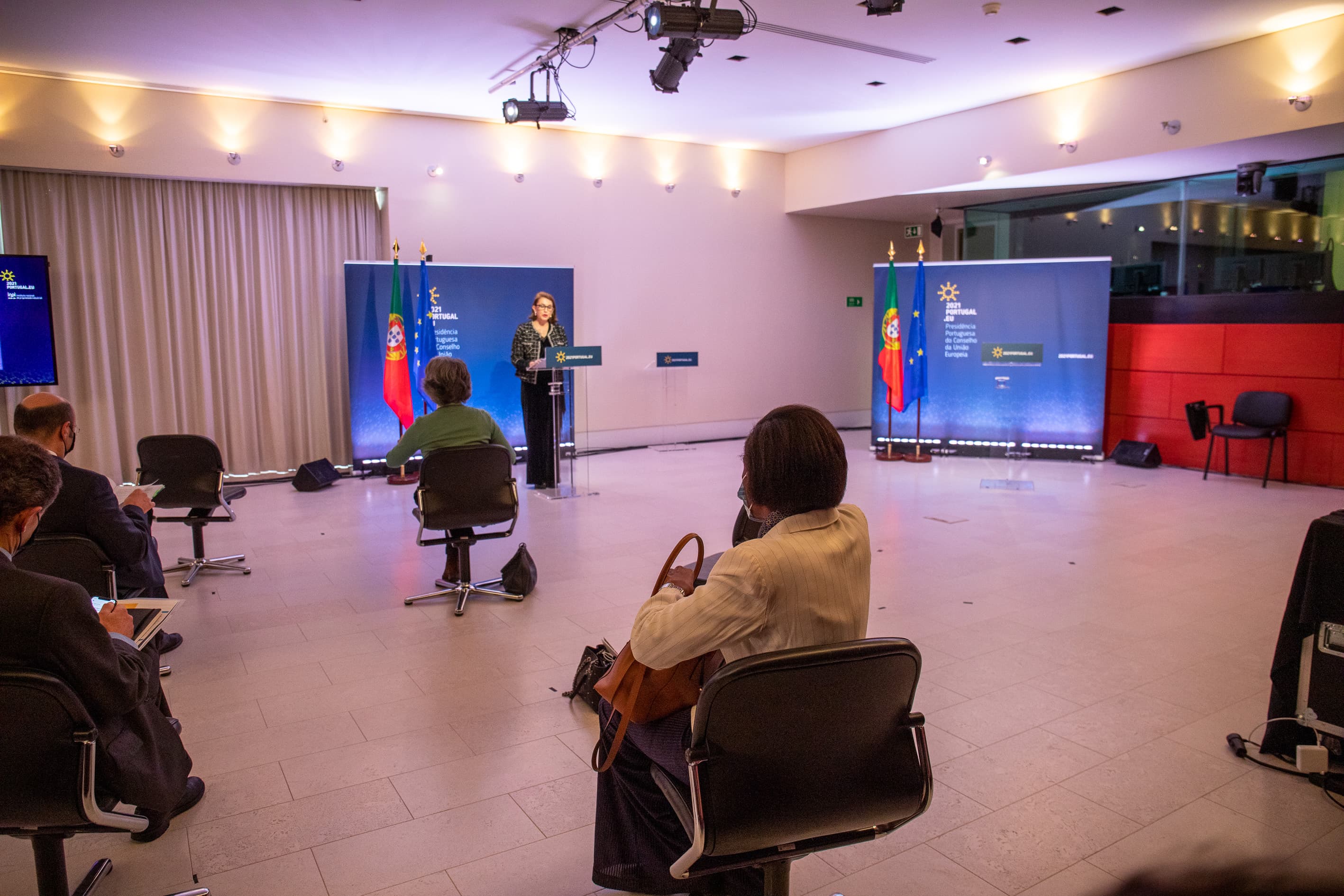Conferência de alto nível «A Metamorfose da Propriedade Intelectual na Era da Transição Digital», Lisboa, 11 fevereiro 2021 (Foto: João Bica)