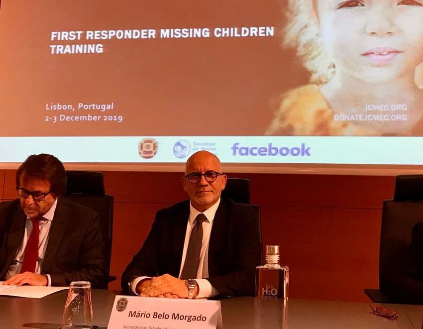 Secretário de Estado Adjunto e da Justiça, Mário Belo Morgado, na sessão de abertura da 11.ª Conferência da Rede Mundial de Crianças Desaparecidas, Lisboa, 4 dezembro 2019
