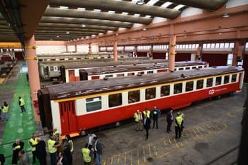 Oficina da reparação de comboios da CP, Matosinhos, 15 janeiro 2020