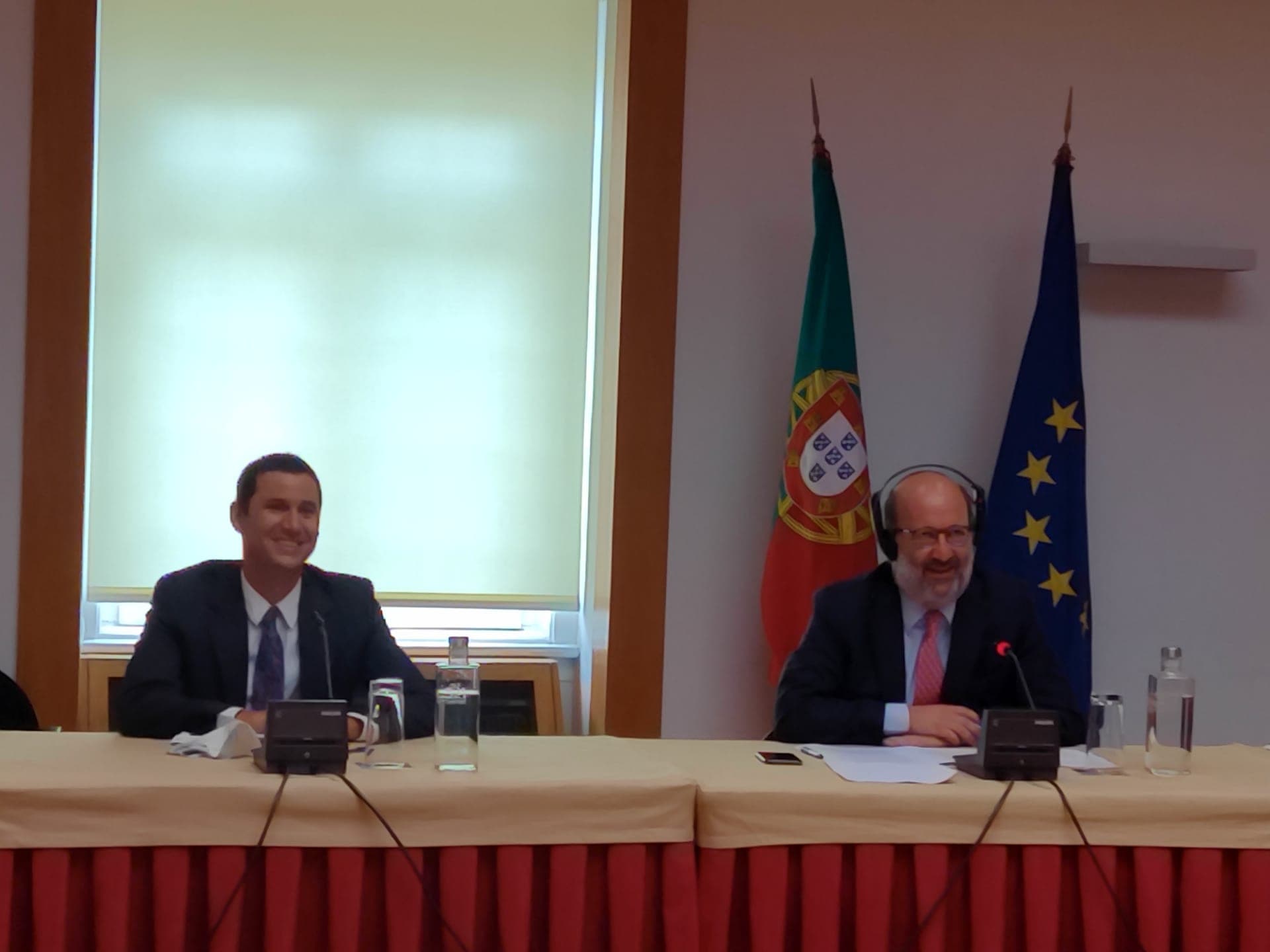 Ministro do Ambiente e da Ação Climática e Secretário de Estado Adjunto e da Energia na assinatura do Memorando de Entendimento com Países Baixos, Lisboa, 23 setembro 2020