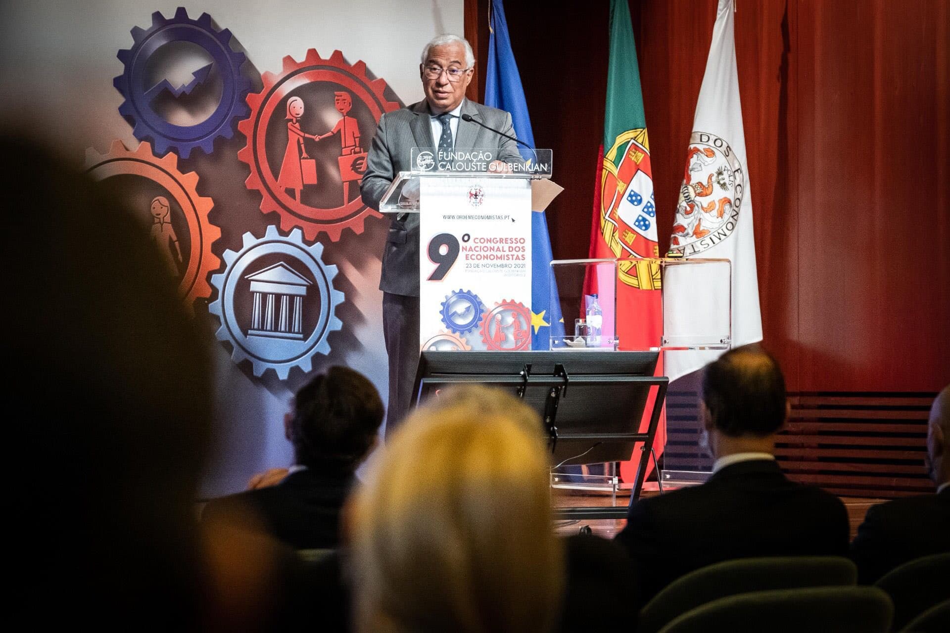 Primeiro-Ministro António Costa discursa na abertura do Congresso Nacional dos Economistas, Lisboa, 23 novembro 2021