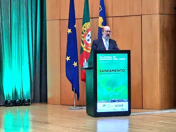 Ministro do Ambiente e da Ação Climática, João Pedro Matos Fernandes, no seminário «Saneamento – Atividade Geradora de Recursos», Vila Real, 19 novembro 2021