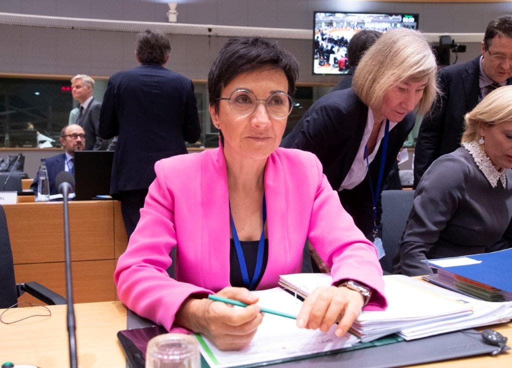 Ministra da Agricultura, Maria do Céu Antunes, no Conselho de Ministros da Agricultura da União Europeia, Bruxelas, 16 dezembro 2019 (Foto: União Europeia)