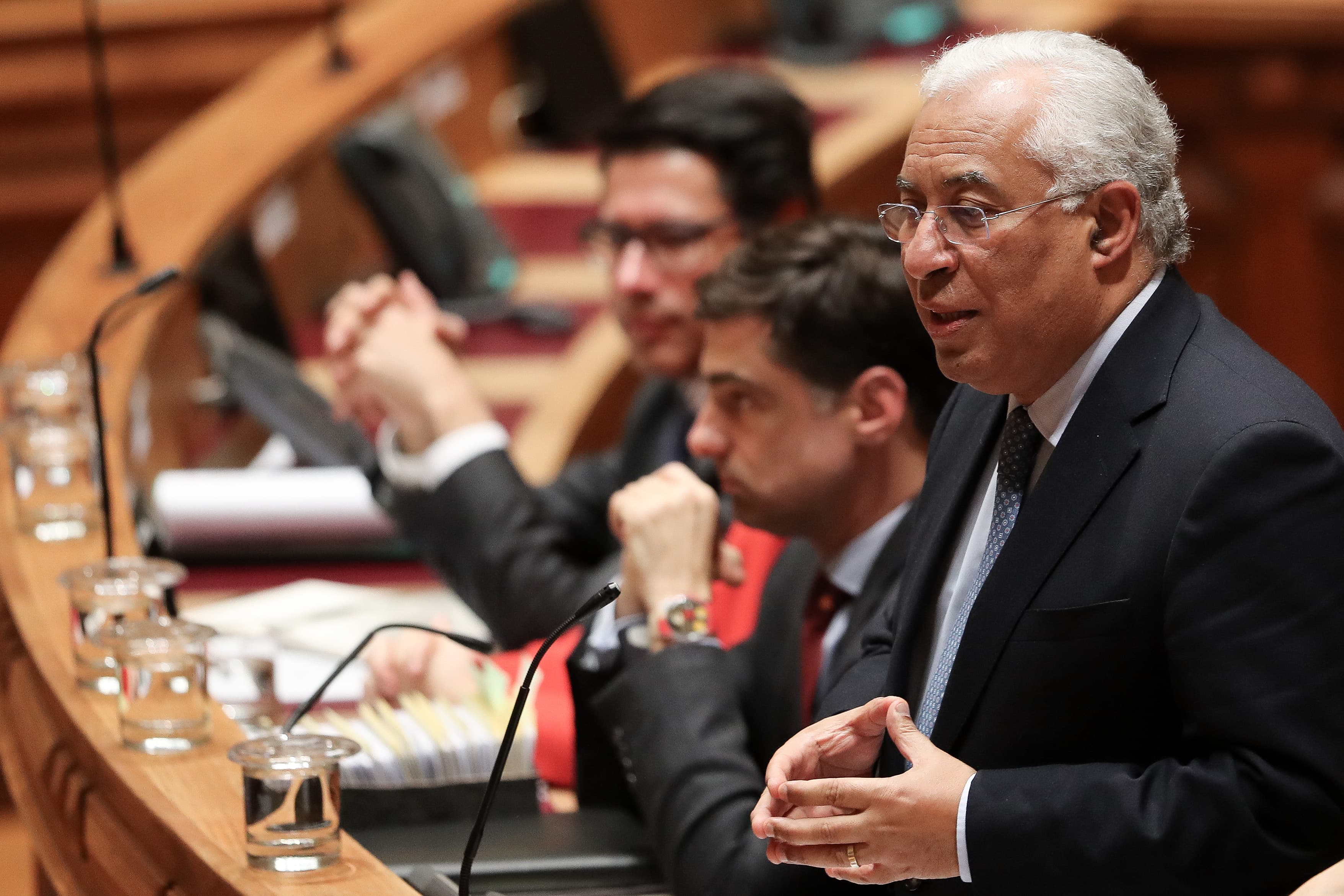 Primeiro-Ministro António Costa no debate quinzenal, Assembleia da República, 10 dezembro 2019 (Foto: João Relvas/Lusa)