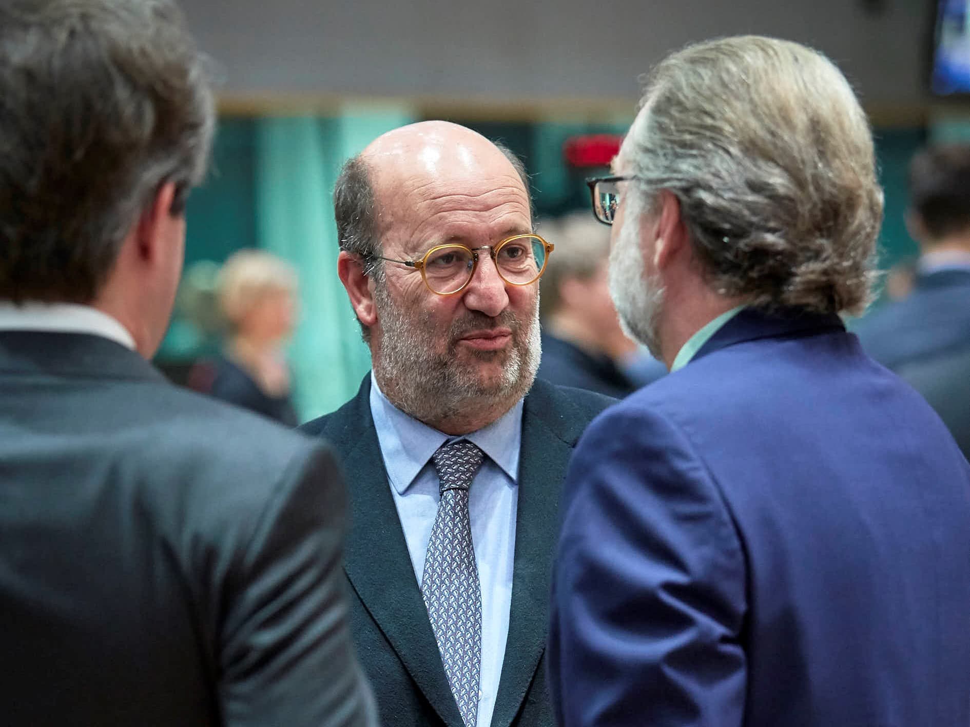 Ministro do Ambiente e da Ação Climática, Matos Fernandes, no Conselho de Ministros do Ambiente da União Europeia, Bruxelas, 5 março 2020 (foto: União Europeia)