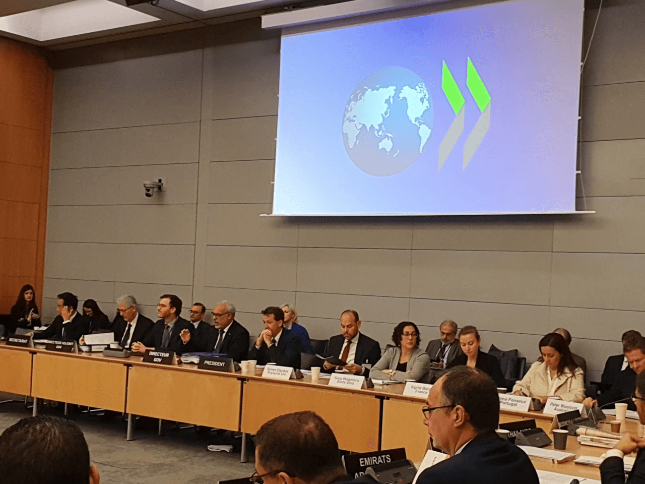 Secretária de Estado da Inovação e de Modernização Administrativa, Fátima Fonseca, no Simpósio do Comité Público da OCDE, Paris, 14 novembro 2019