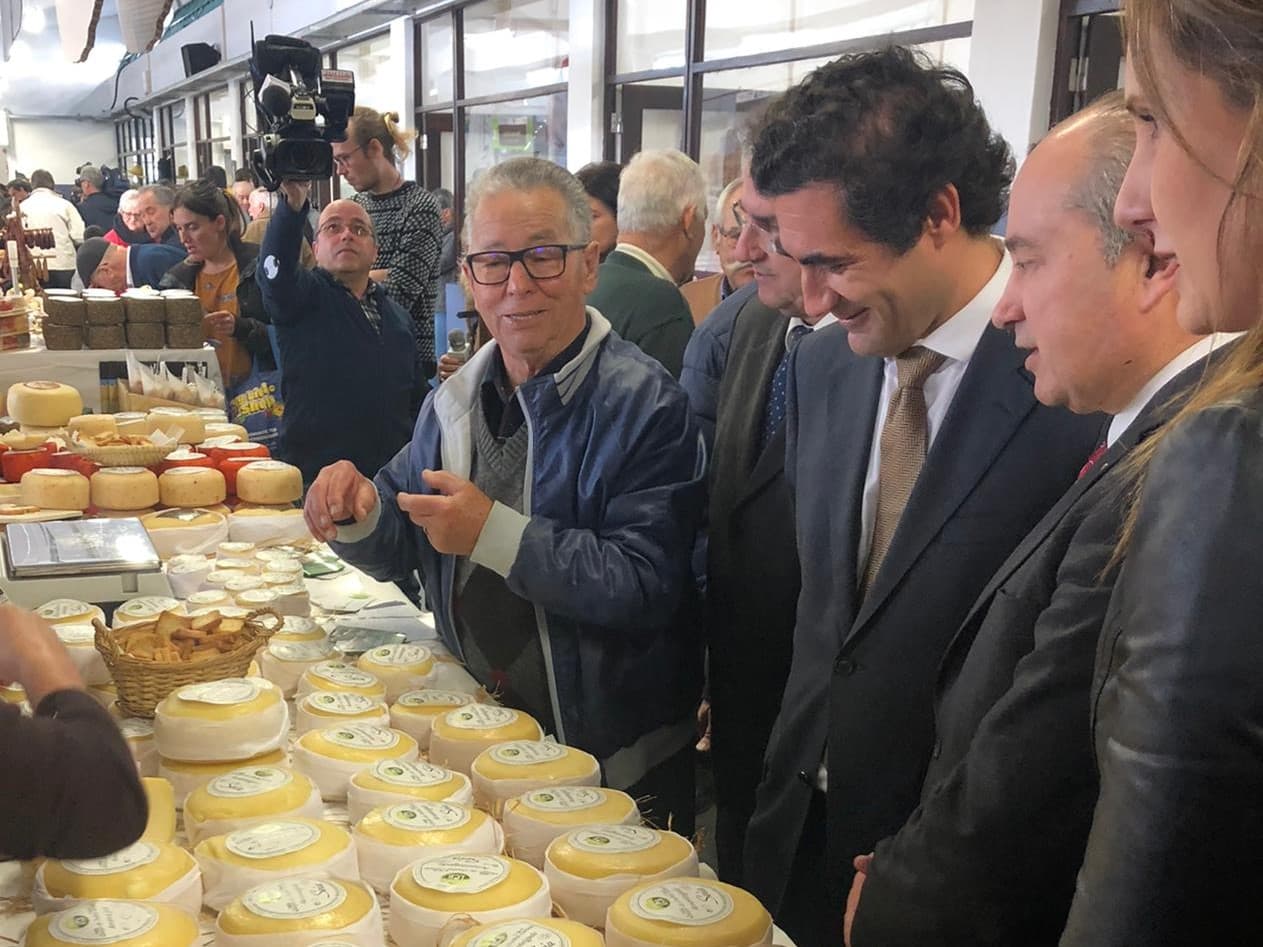 Secretário de Estado da Agricultura e Desenvolvimento Rural na na 43ª Feira do Queijo da Serra da Estrela, Seia, 22 fevereiro 2020