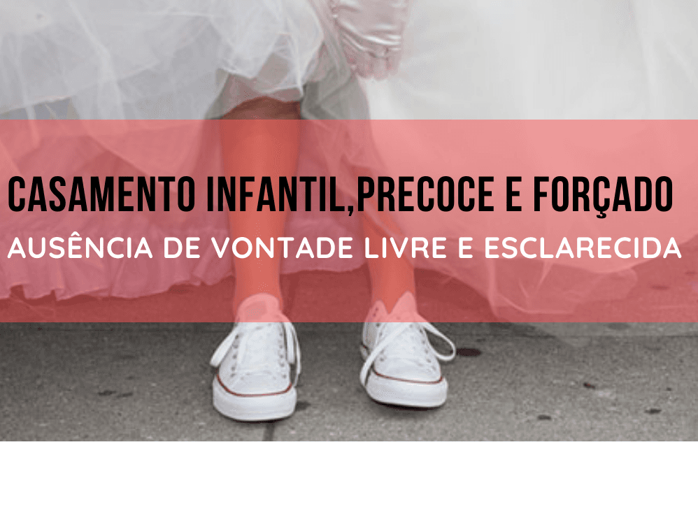 Casamento infantil, precoce e forçado - Logo