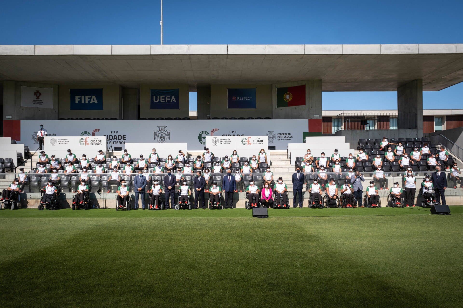 Primeiro-Ministro António Costa na despedida dos atletas que vão participar no Jogos Paralímpicos de Tóquio, Oeiras, 13 agosto 2021