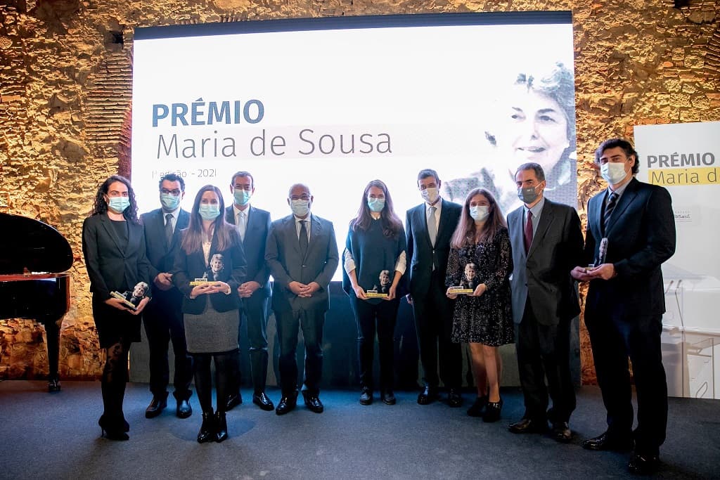 Primeiro-Ministro, António Costa, e Ministro da Ciência, Tecnologia e Ensino e Superior, Manuel Heitor, na entrega da 1.ª edição do Prémio Maria de Sousa, Lisboa, 24 novembro 2021