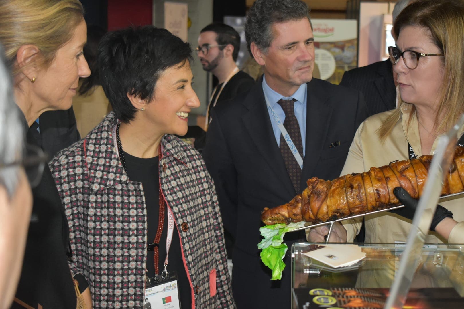 Ministra da Agricultura, Maria do Céu Antunes, no Salão Internacional do Setor Alimentar e Bebidas, Lisboa, 4 março 2020