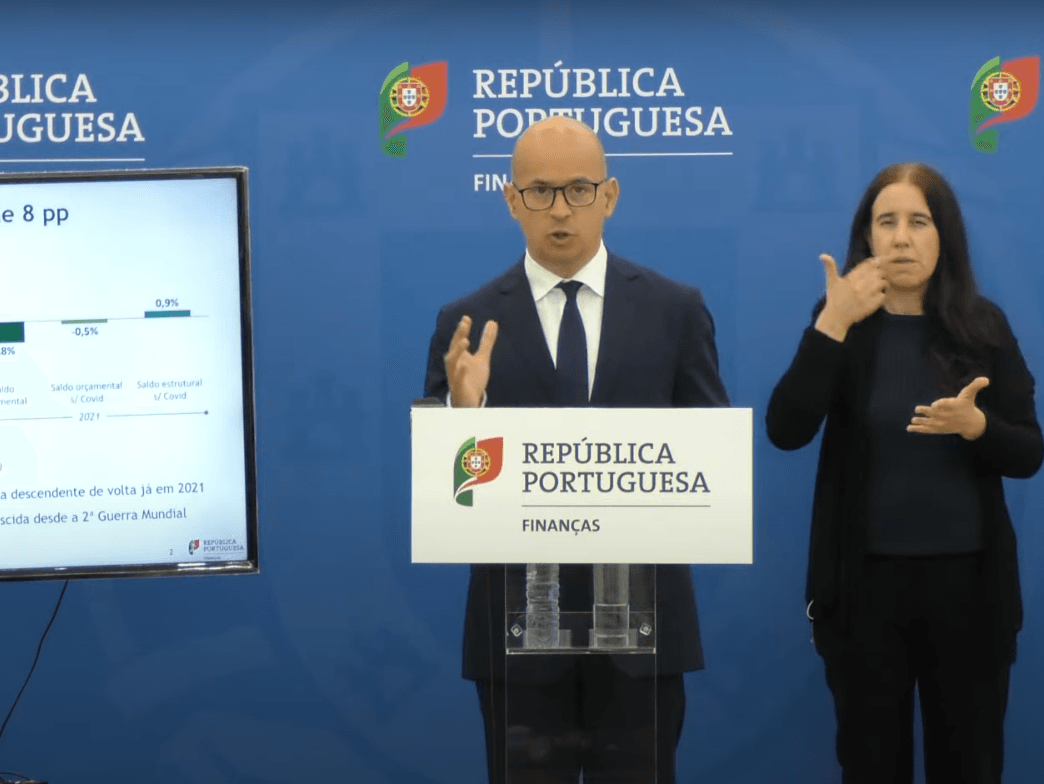 Ministro de Estado e das Finanças, João Leão, apresenta as contas públicas de 2022, Lisboa, 25 março 2022