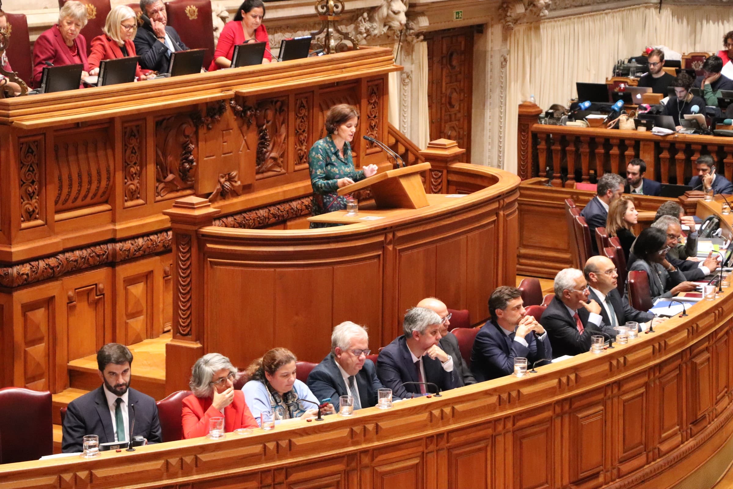 Ministra de Estado e da Presidência, Mariana Vieira da Silva, no debate de apreciação do Programa do Governo na Assembleia da República, Lisboa, 30 outubro 2019