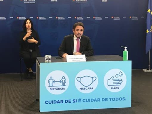 Secretário da Estado da Saúde, Diogo Serras Lopes, na conferência de imprensa sobre pandemia em Portugal, Lisboa, 30 outubro 2020