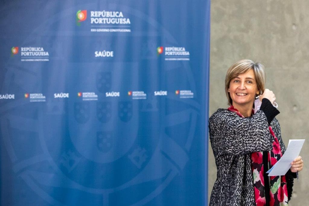 Ministra da Saúde, Marta Temido, após a reunião sobre a situação epidemiológica, Lisboa, 8 março 2021 (foto: José Sena Goulão/Lusa)