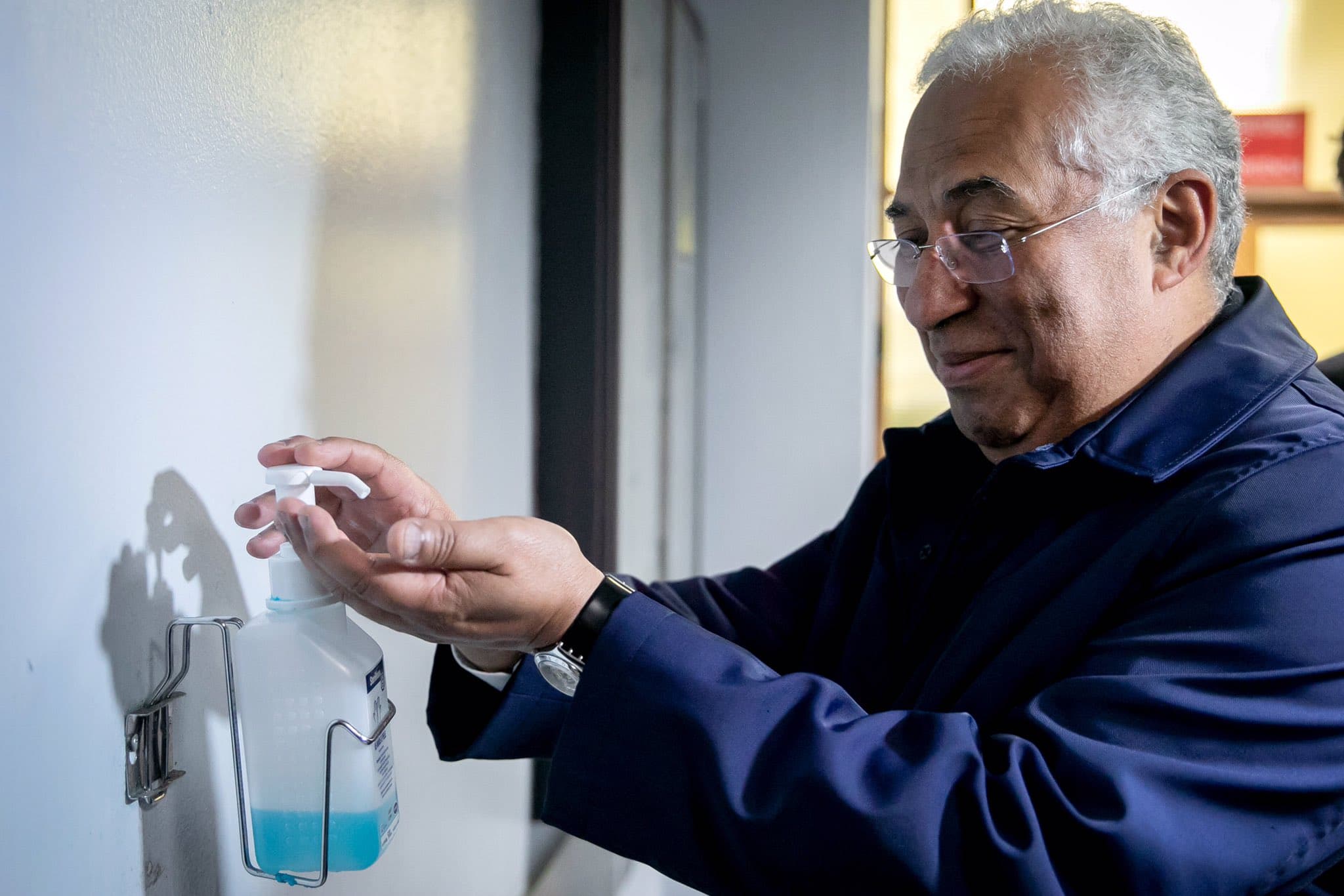 Primeiro-Ministro António Costa na visita ao Centro Hospitalar Universitário de São João, Porto, 3 março 2020 (foto: Paulo Vaz Henriques)