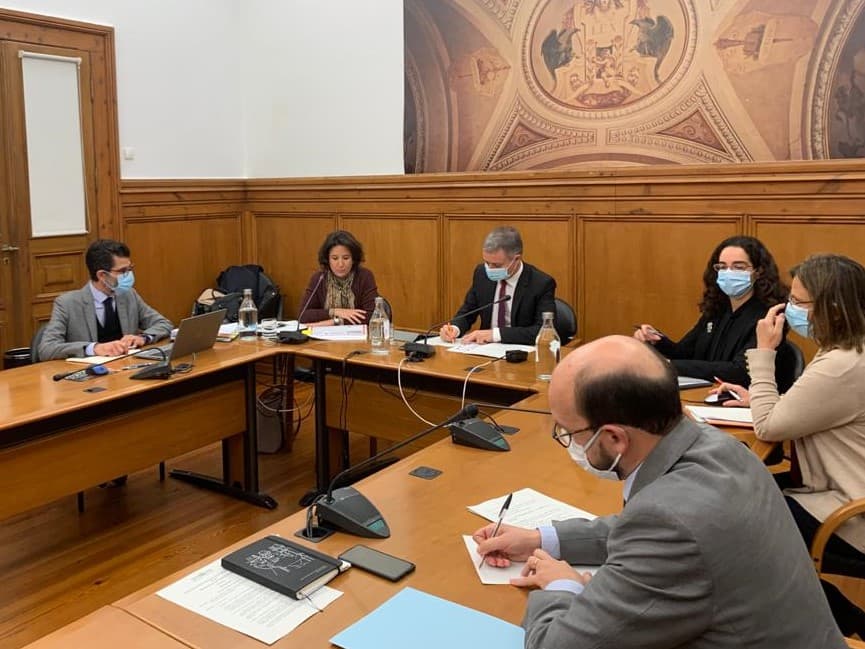 Secretária de Estado do Turismo, Rita Marques, na Comissão de Economia, Inovação, Obras Públicas e Habitação, Assembleia da República, 16 dezembro 2020