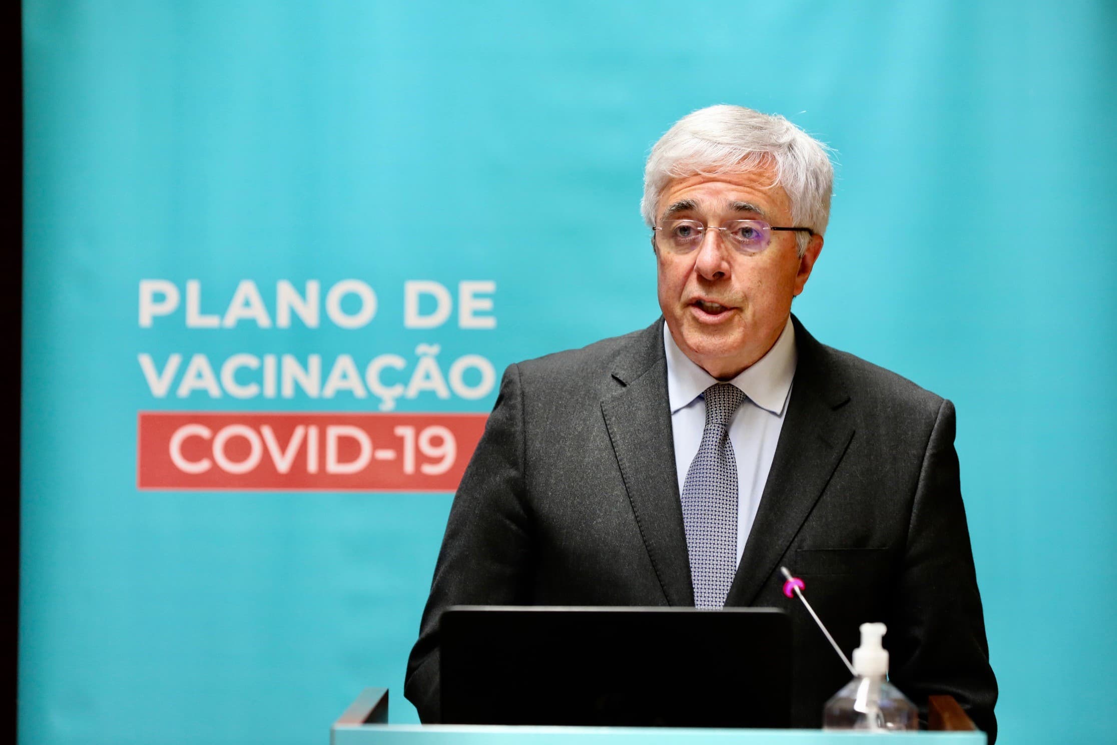 Apresentação da revisão da revisão do plano de vacinação contra a Covid-19 pelo coordenador, Francisco Ramos, Lisboa, 28 janeiro 2021 (foto: João Bica)