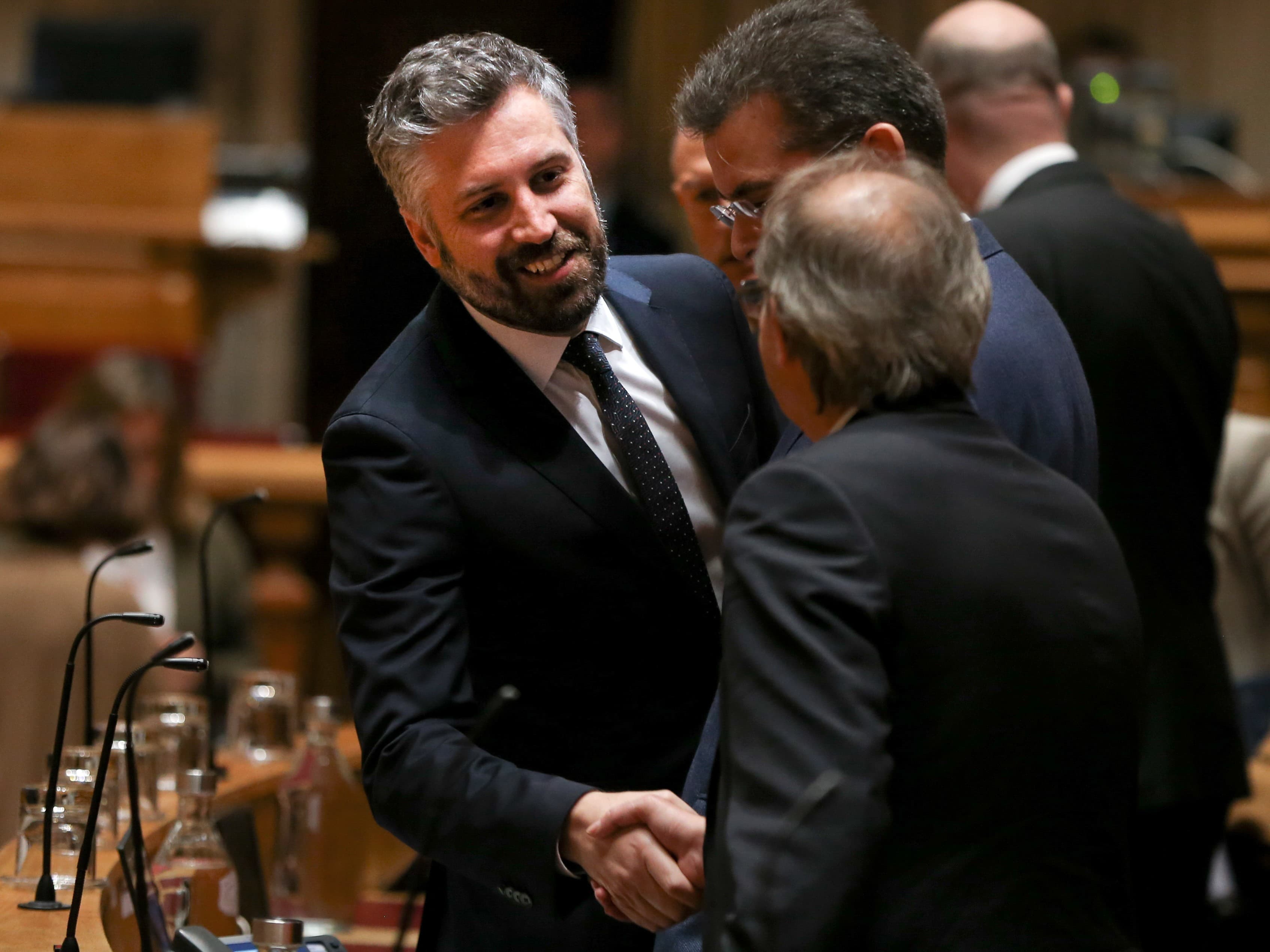 Ministro das Infraestruturas e da Habitação, Pedro Nuno Santos, na apreciação na especialidade da proposta de Orçamento do Estado para 2020, Assembleia da República, 13 janeiro 2020 (Foto: Manuel de Almeida/Lusa)