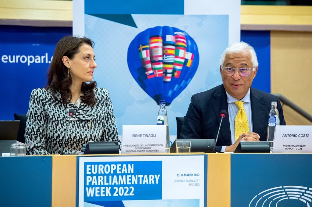 Primeiro-Ministro, António Costa, na conferência de alto nível sobre o Mecanismo de Recuperação e Resiliência, Bruxelas, 16 março 2022