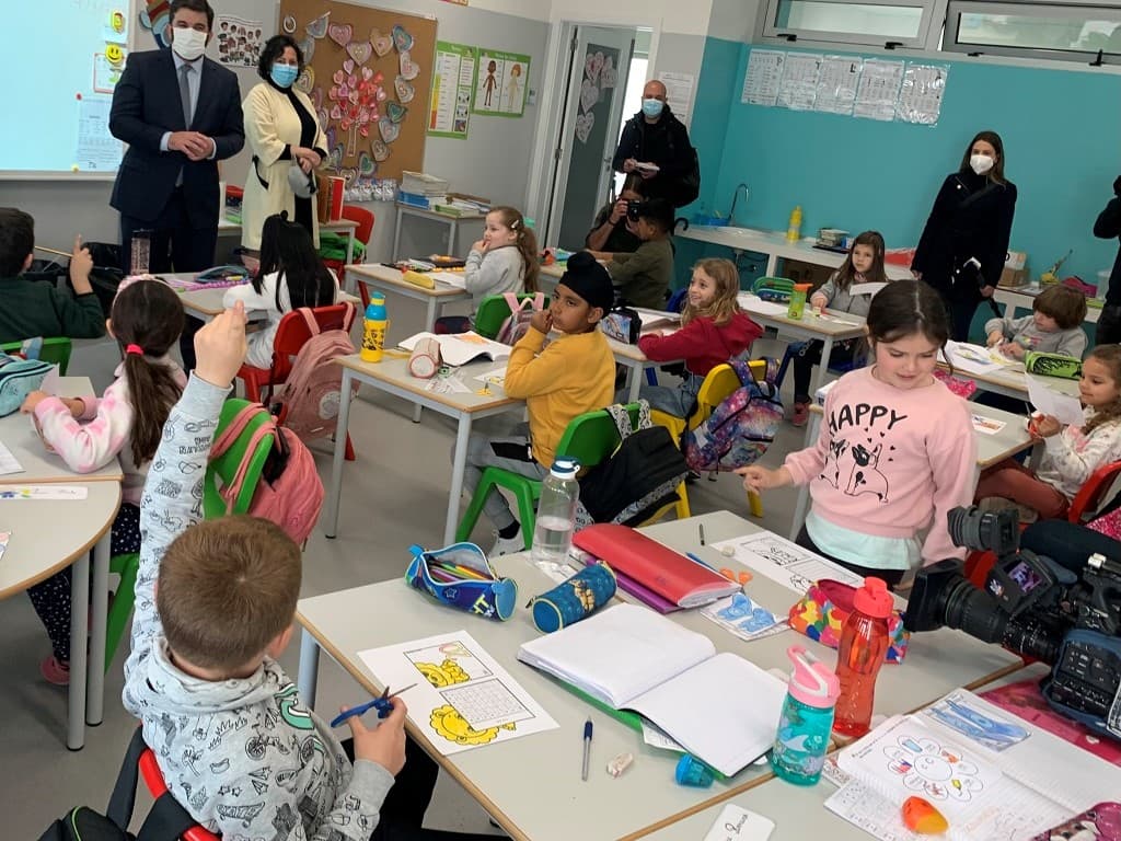 Alunos em sala de aula