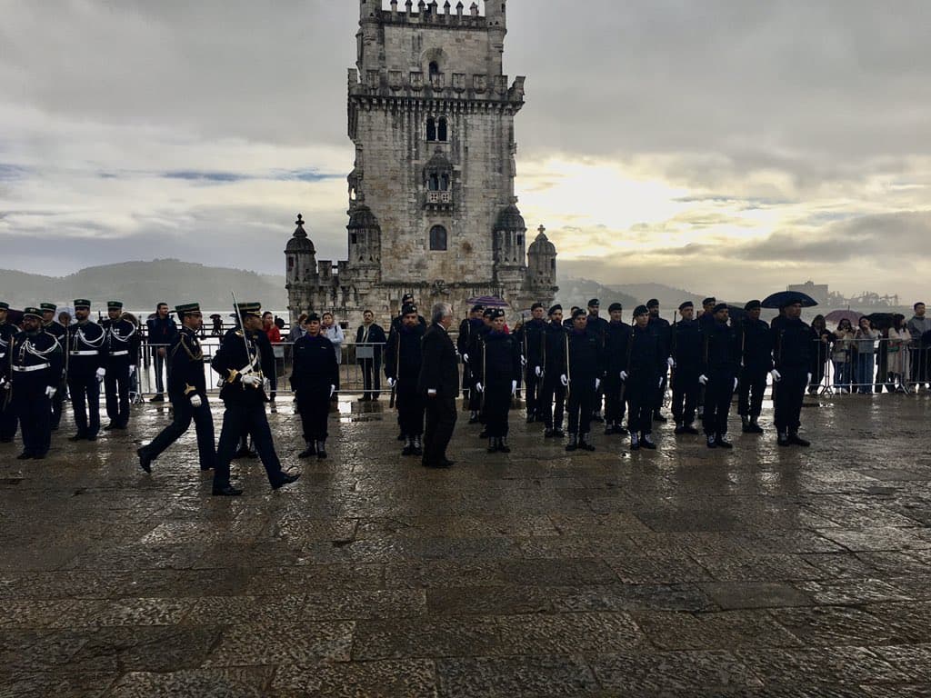 Ministro da Administração Interna, Eduardo Cabrita, na comemoração do 11.º aniversário da Unidade de Controlo Costeiro da GNR, Lisboa, 6 novembro 2019