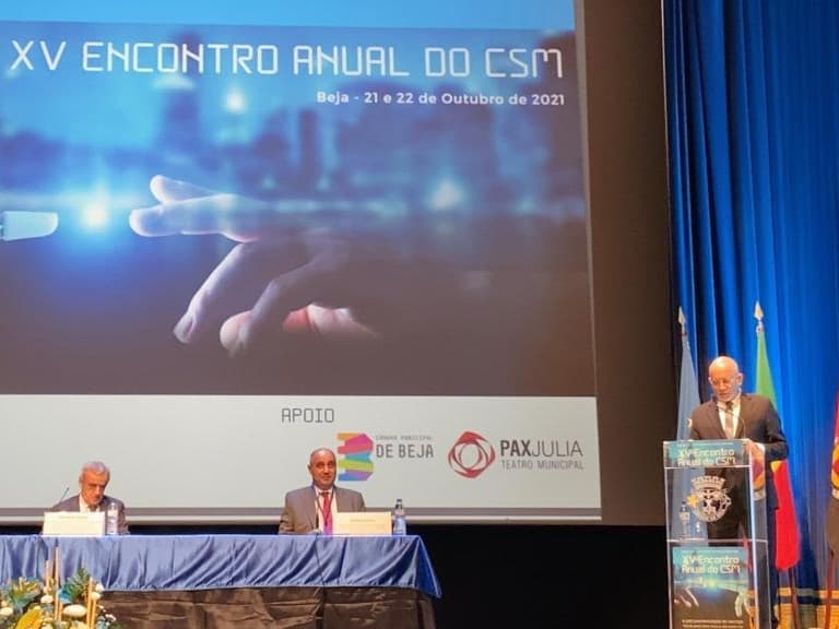 Secretário de Estado Adjunto e da Justiça, Mário Belo Morgado, no Encontro Anual do Conselho Superior da Magistratura, Beja, 21 outubro 2021