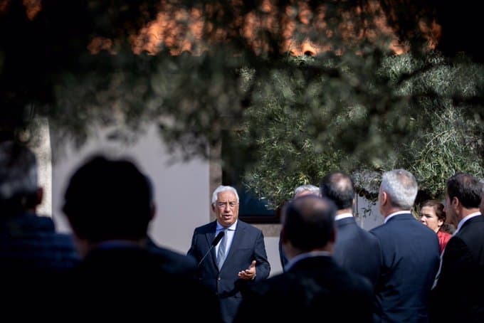 Primeiro-Ministro António Costa durante o encontro com os presidentes da Câmara do distrito de Bragança, no âmbito do Governo Mais Próximo em Bragança, Vila Flôr, 26 fevereiro 2020 (Foto: Paulo Vaz Henriques)
