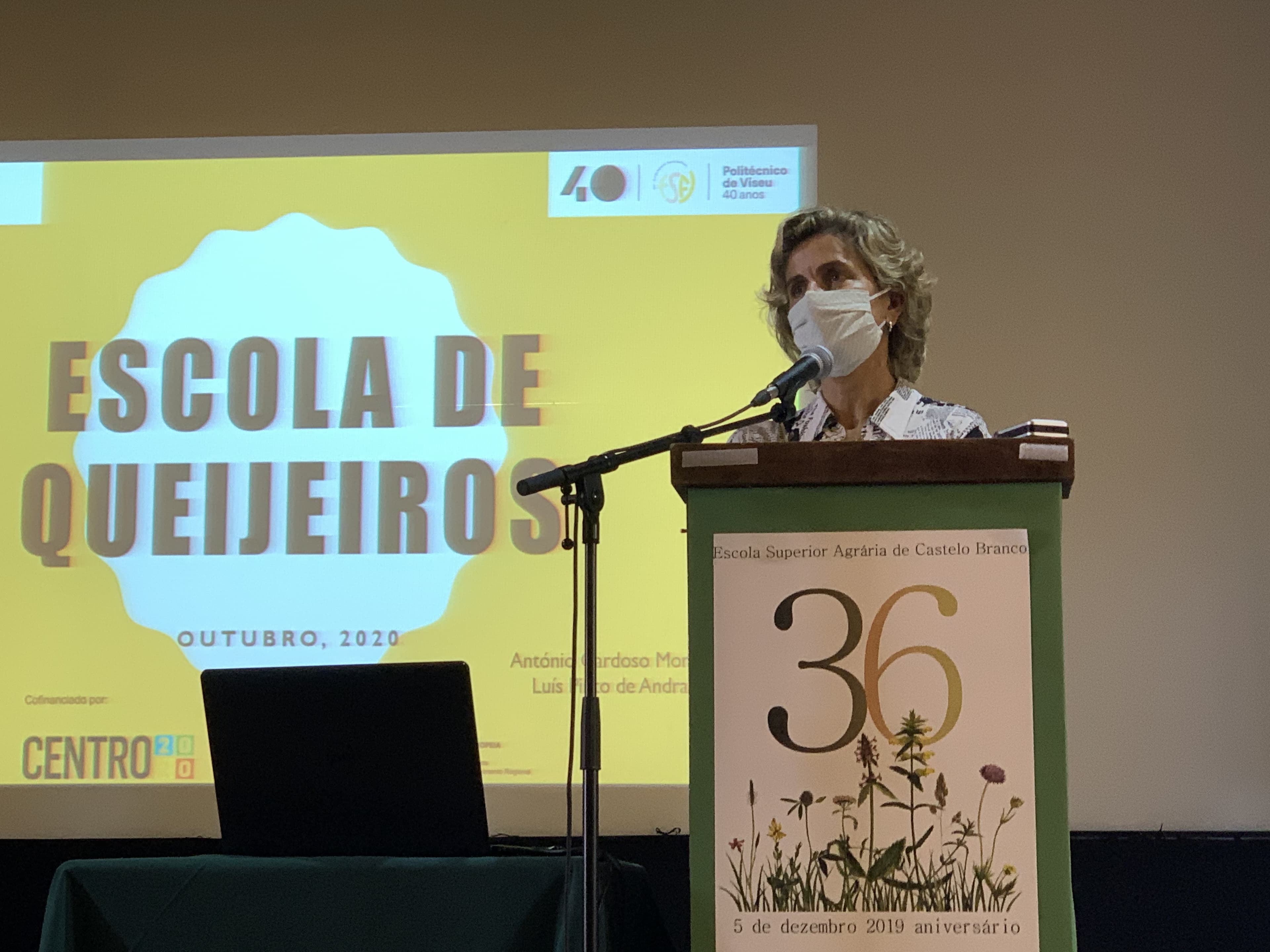 Ministra da Coesão Territorial, Ana Abrunhosa, visita Escola de Queijeiros, Castelo Branco, 26 outubro 2020