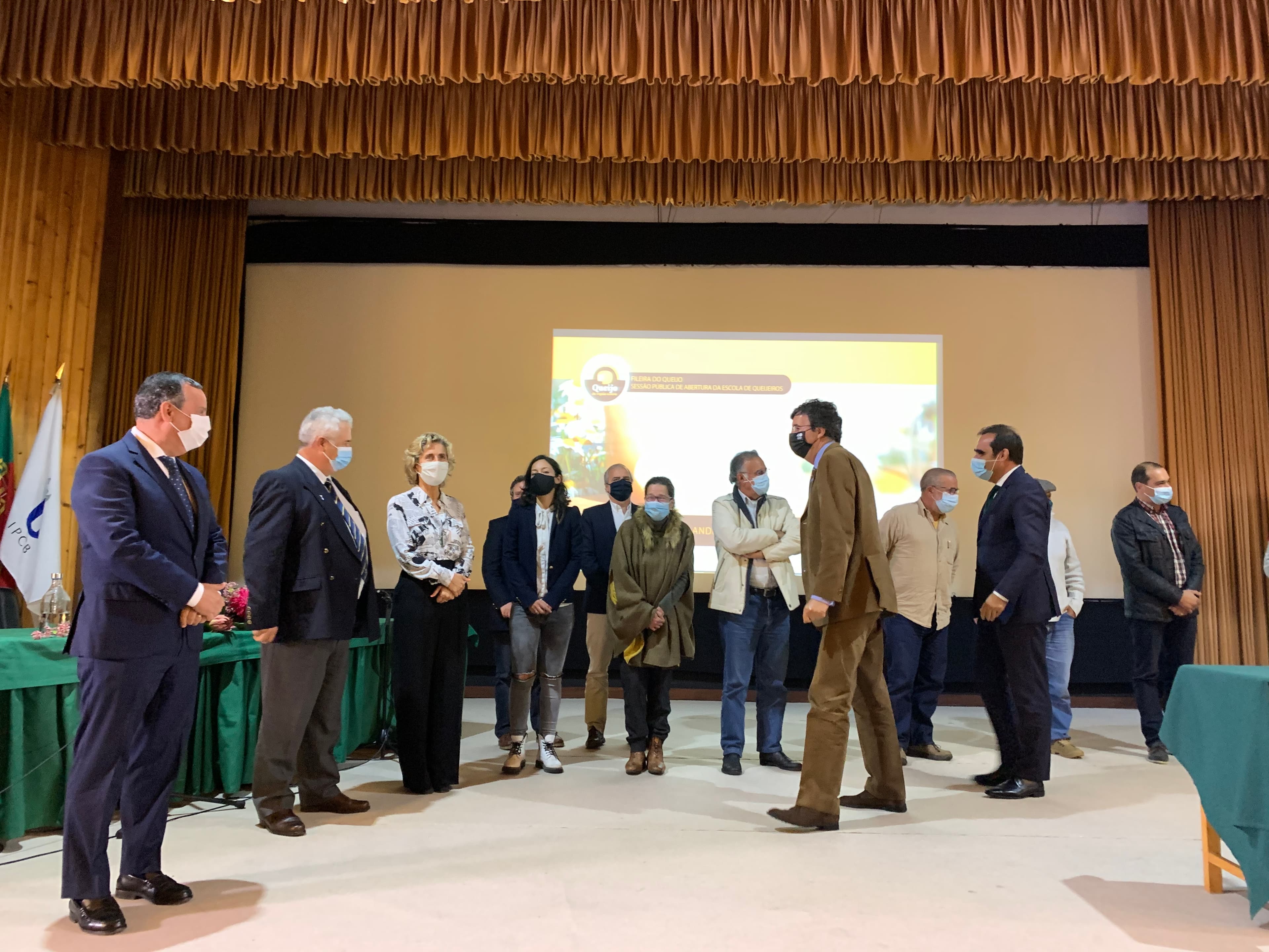 Ministra da Coesão Territorial, Ana Abrunhosa, visita Escola de Queijeiros, Castelo Branco, 26 outubro 2020