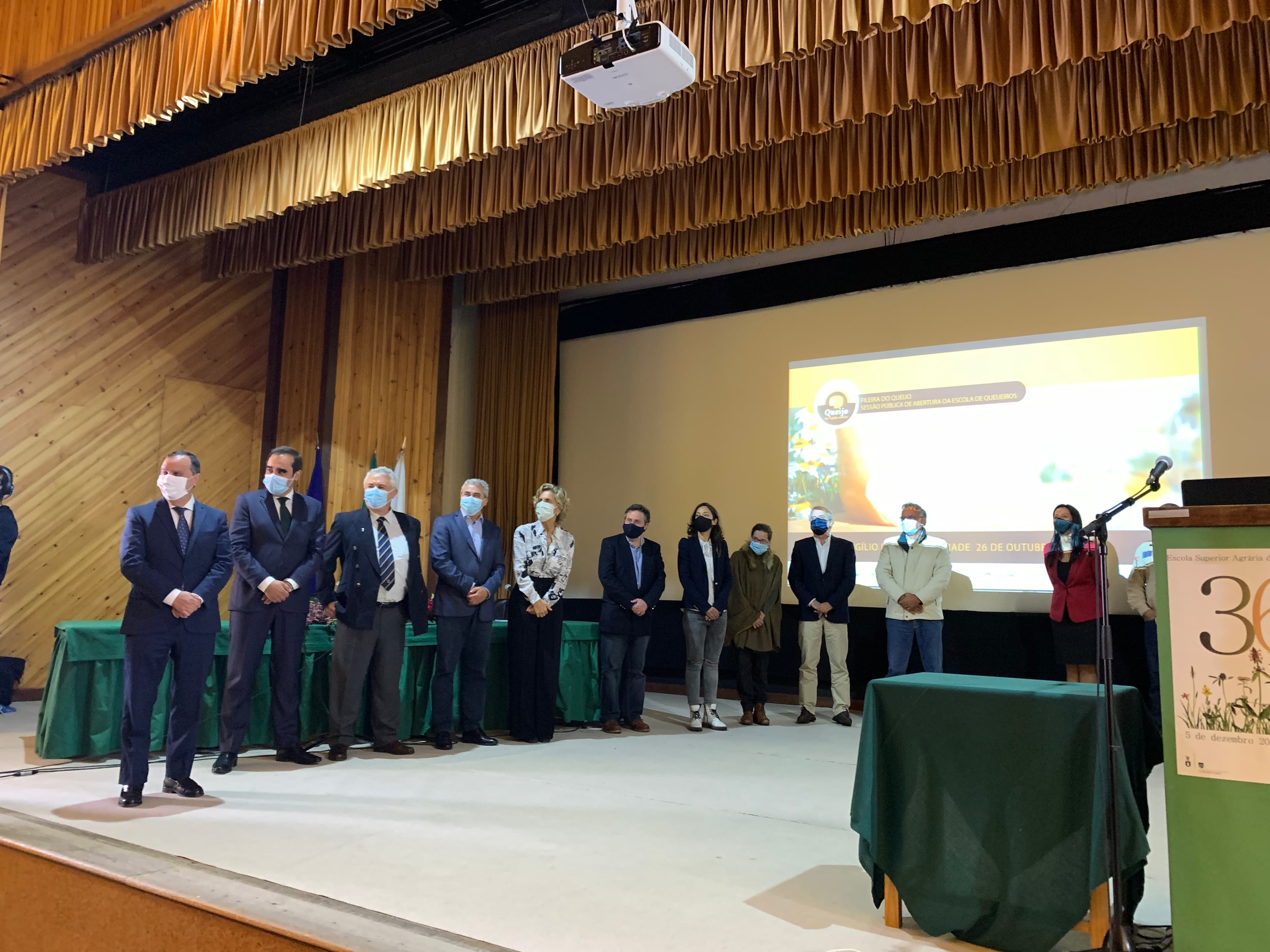 Ministra da Coesão Territorial, Ana Abrunhosa, visita Escola de Queijeiros, Castelo Branco, 26 outubro 2020
