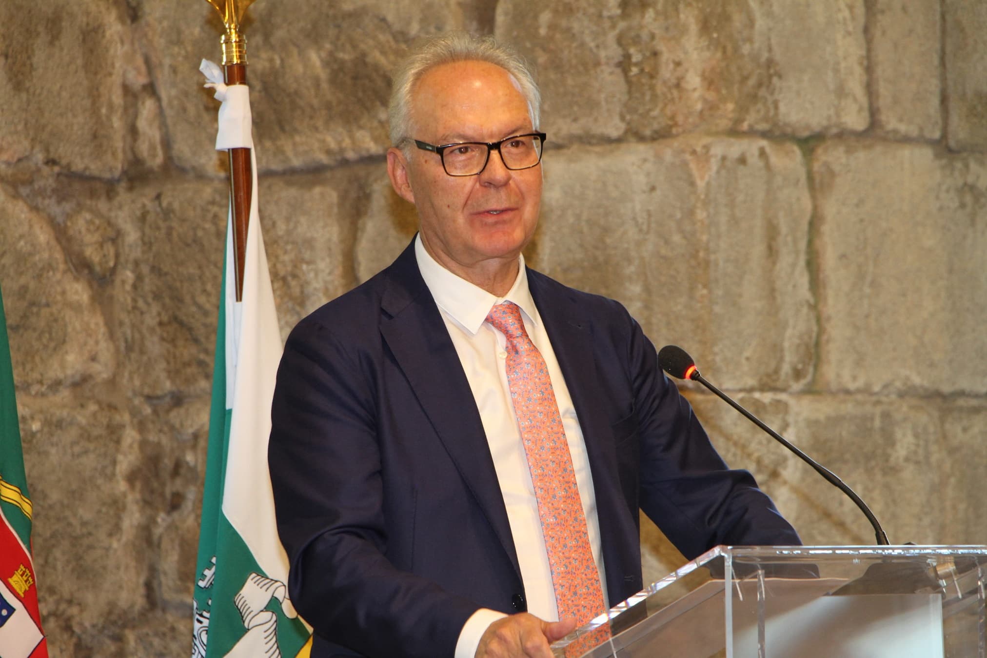 Secretário de Estado Adjunto e da Justiça, Jorge Alves Costa, durante a sessão comemorativa dos 25 anos do TRIAVE, Guimarães, 12 julho 2022