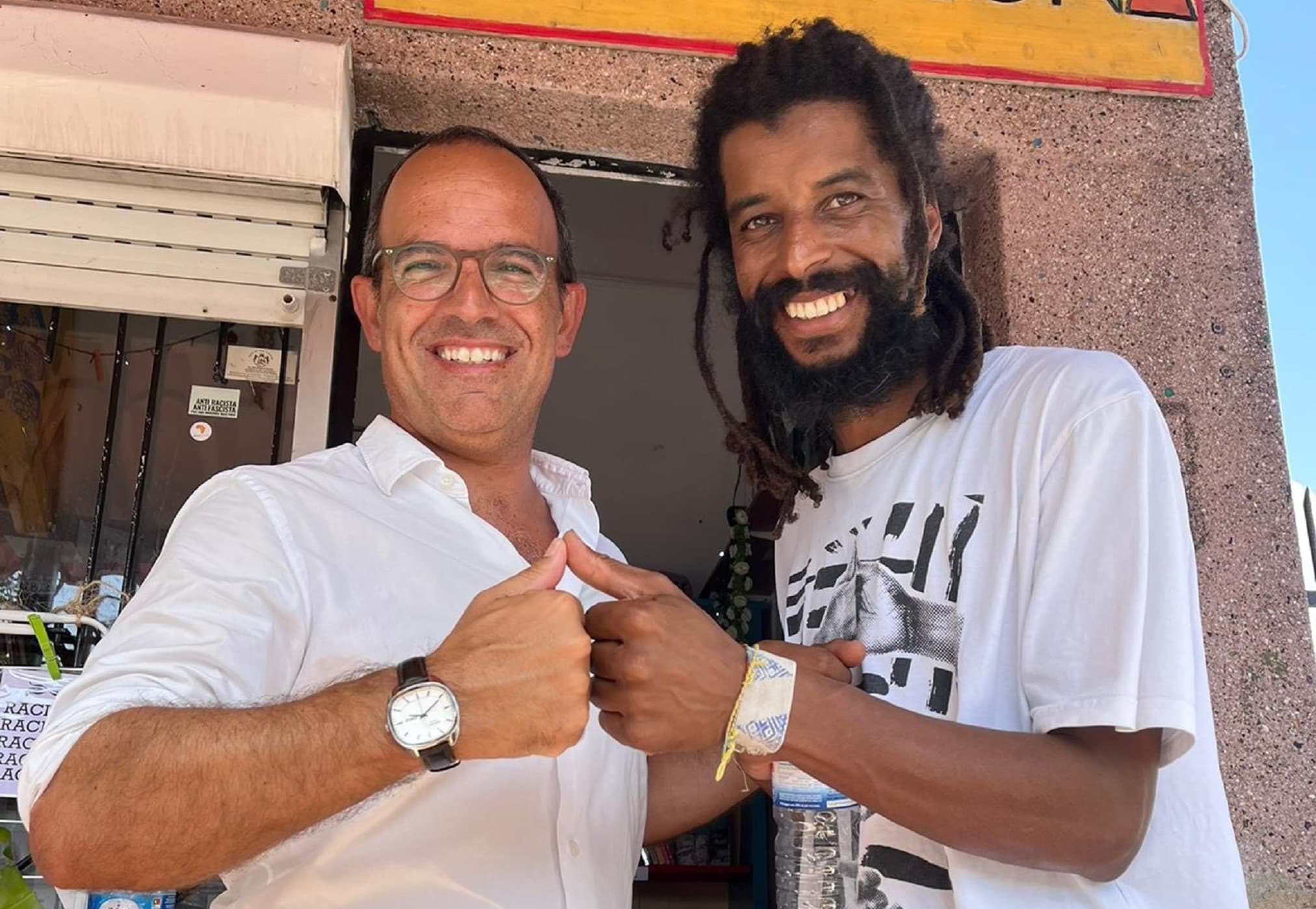 Ministro da Cultura, Pedro Adão e Silva, durante a visita a um dos projetos culturais do primeiro Percurso «Cultura que somos», Lisboa, 20 setembro 2022