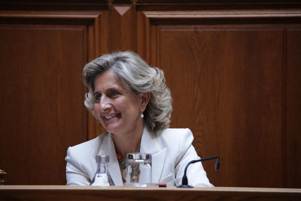 Ministra da Coesão Territorial, Ana Abrunhosa, na apreciação na especialidade no Orçamento do Estado para 2022 (Foto: João Bica)