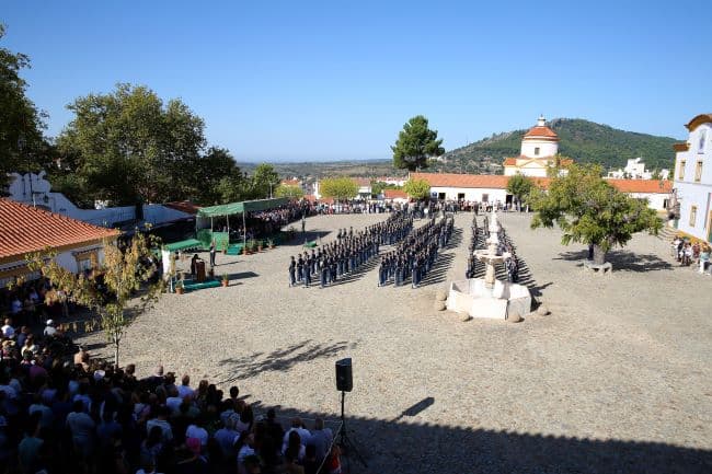 A cerimónia de Compromisso de Honra marca o final do período de formação e o início da atividade profissional dos novos guardas. Foto: Guarda Nacional Republicana
