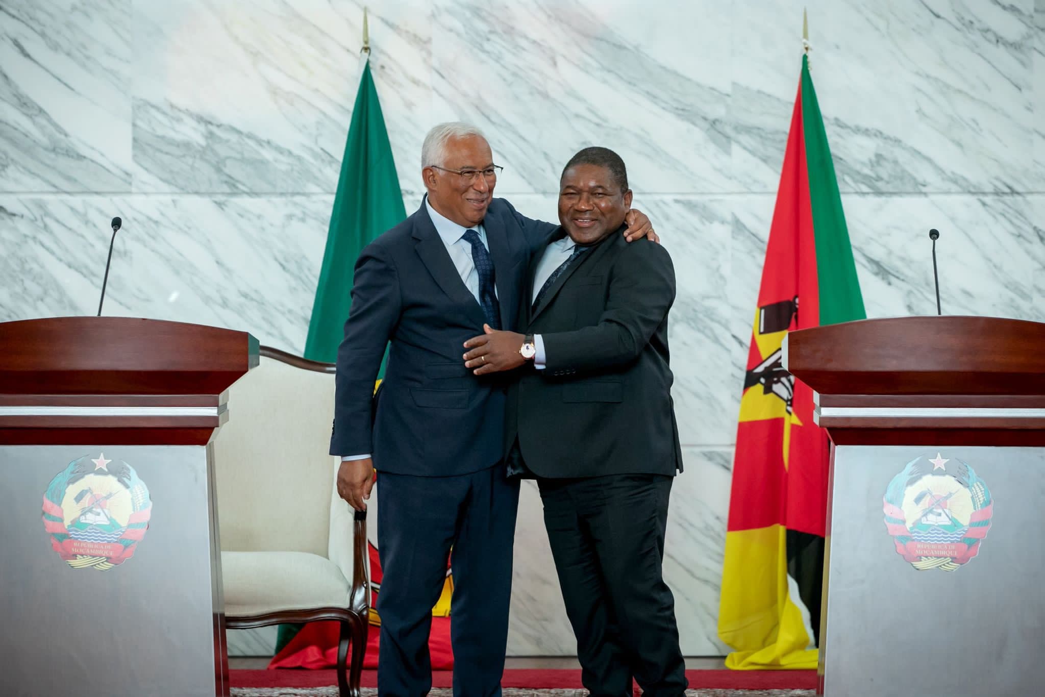 Primeiro-Ministro António Costa e Presidente da República de Moçambique, Filipe Nyusi, no final da V Cimeira Luso-Moçambicana, Maputo, 1 setembro 2022